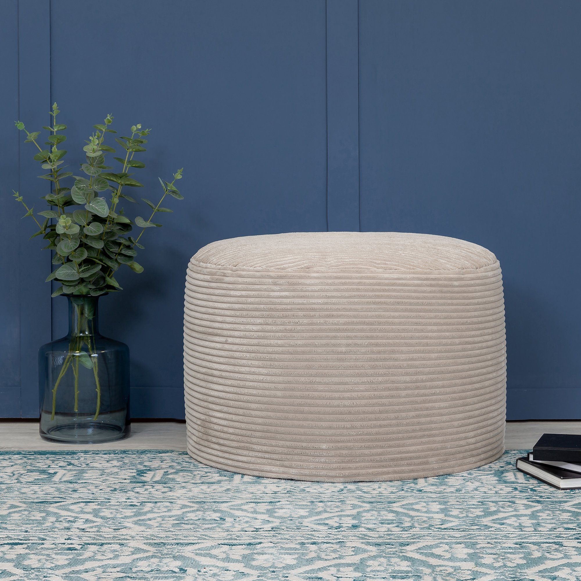 icon Pouf Sitzpouf XL aus Cord günstig online kaufen