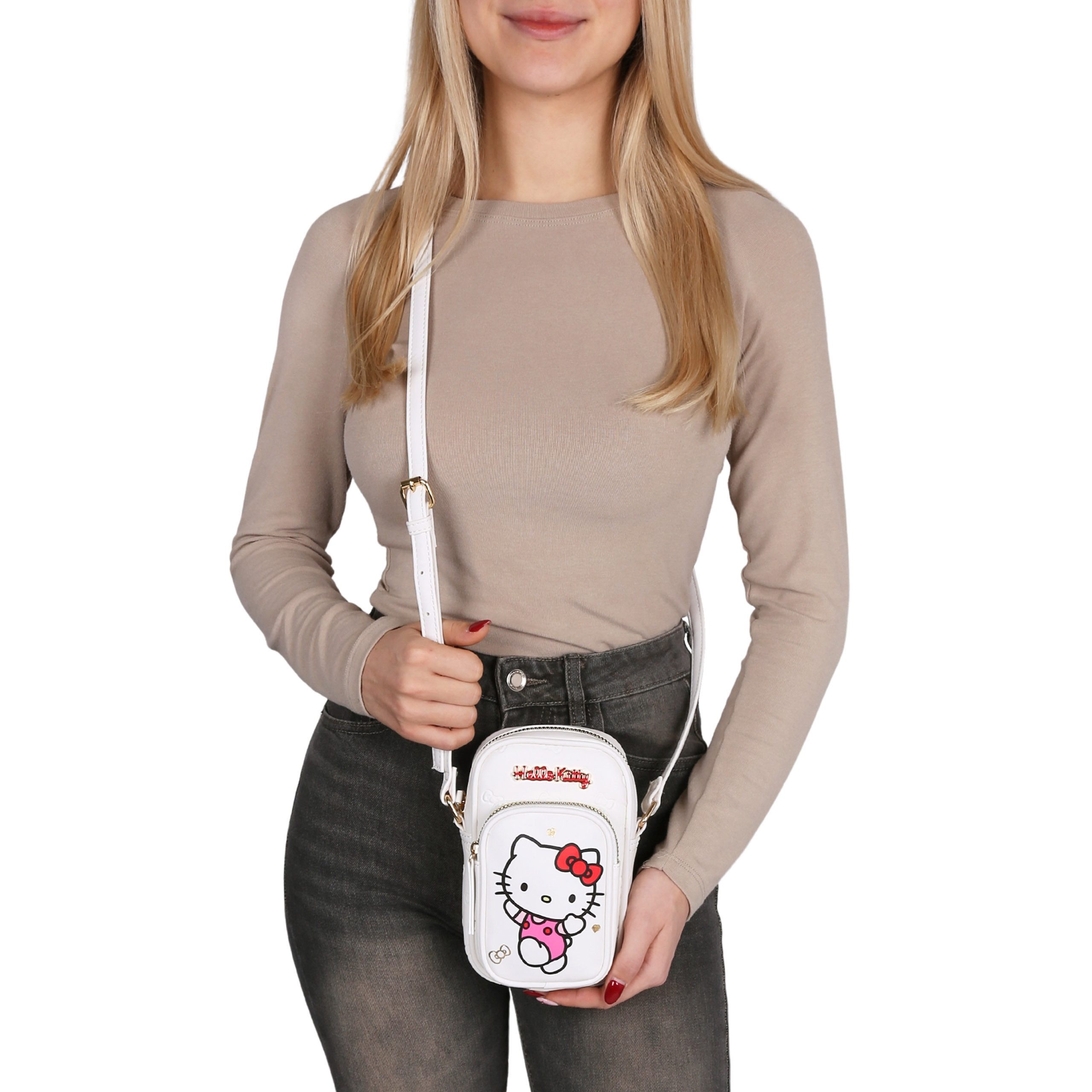 Sarcia.eu Handtasche Hello Kitty weiße Mini-Handtasche,verstellbarer Riemen günstig online kaufen