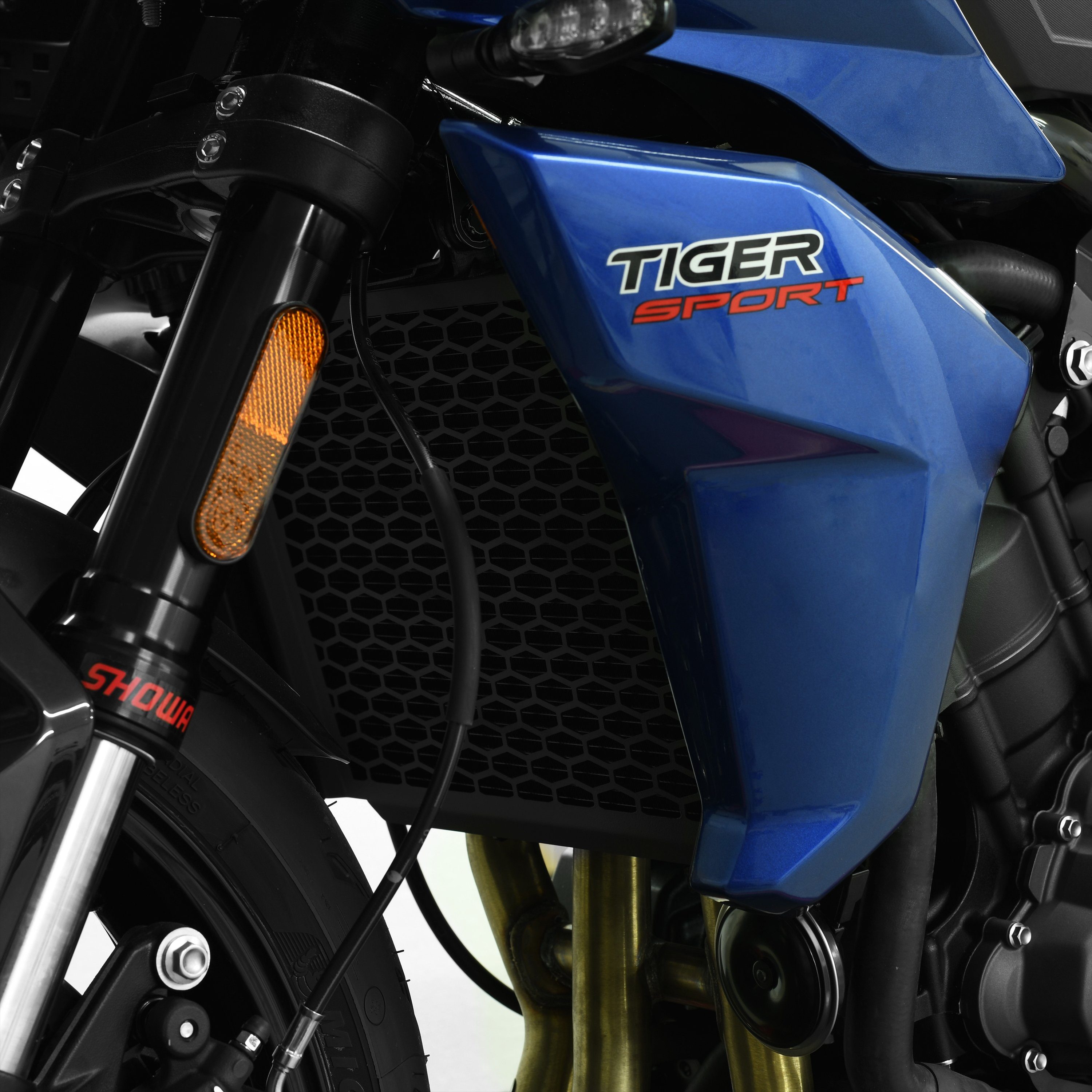 660 Sport Triumph Tiger Pro Motorradkühlerabdeckung Kühlerabdeckung schwarz, für Motorrad-Additiv ZIEGER