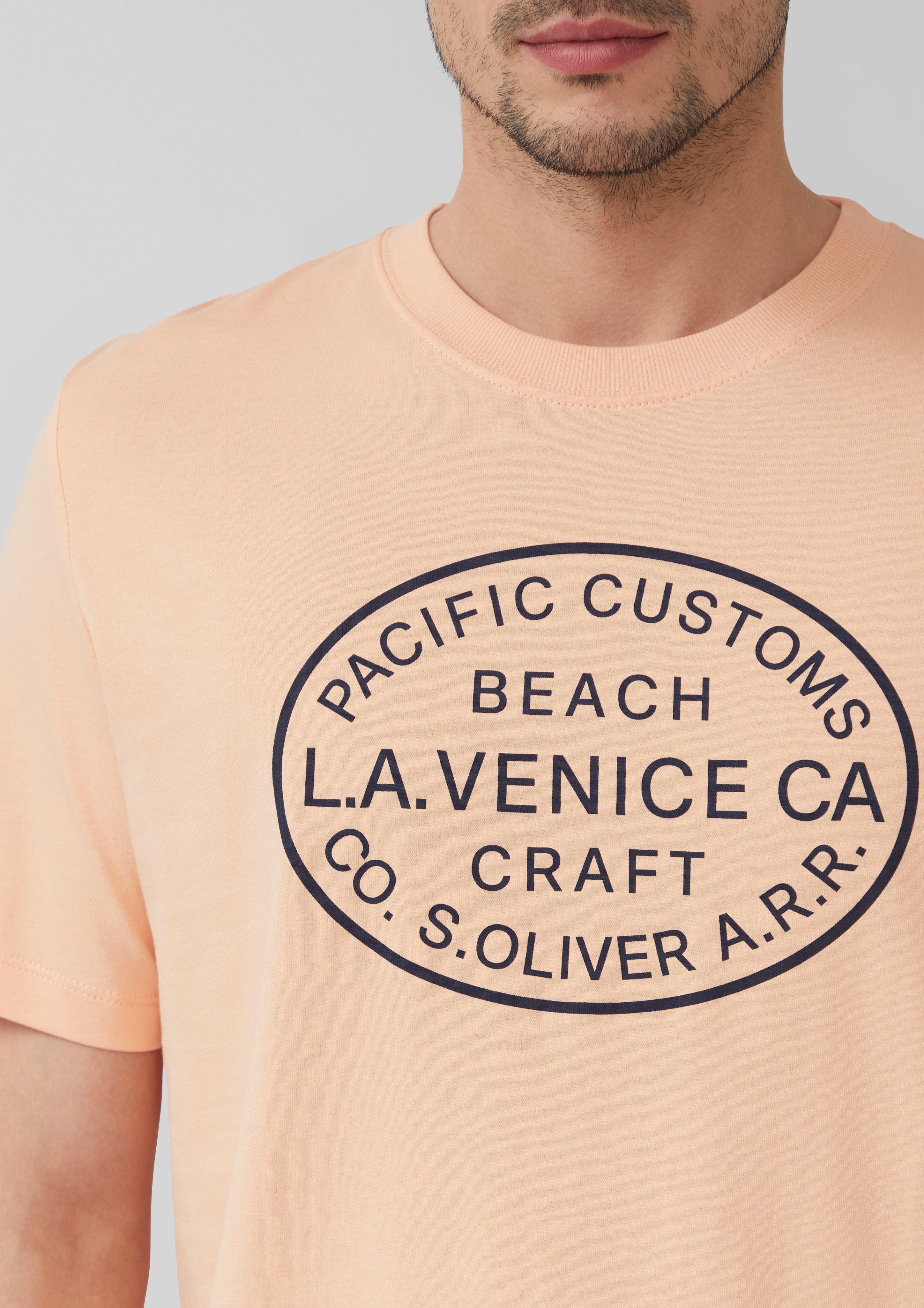 s.Oliver Kurzarmshirt T-Shirt mit Crew Neck günstig online kaufen