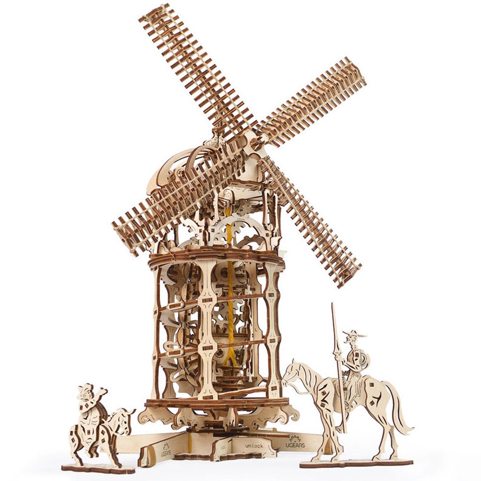 WINDMÜHLE Windmill, Puzzleteile UGEARS Modellbausatz 3D-Puzzle UGEARS 585 Holz - 3D-Puzzle Tower