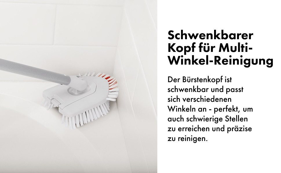 OXO Good Grips Ersatzbürste OXO Nachfüllpackung für ausziehbare Badewannen, (1-tlg), robuste Borsten und schwenkbarer Kopf