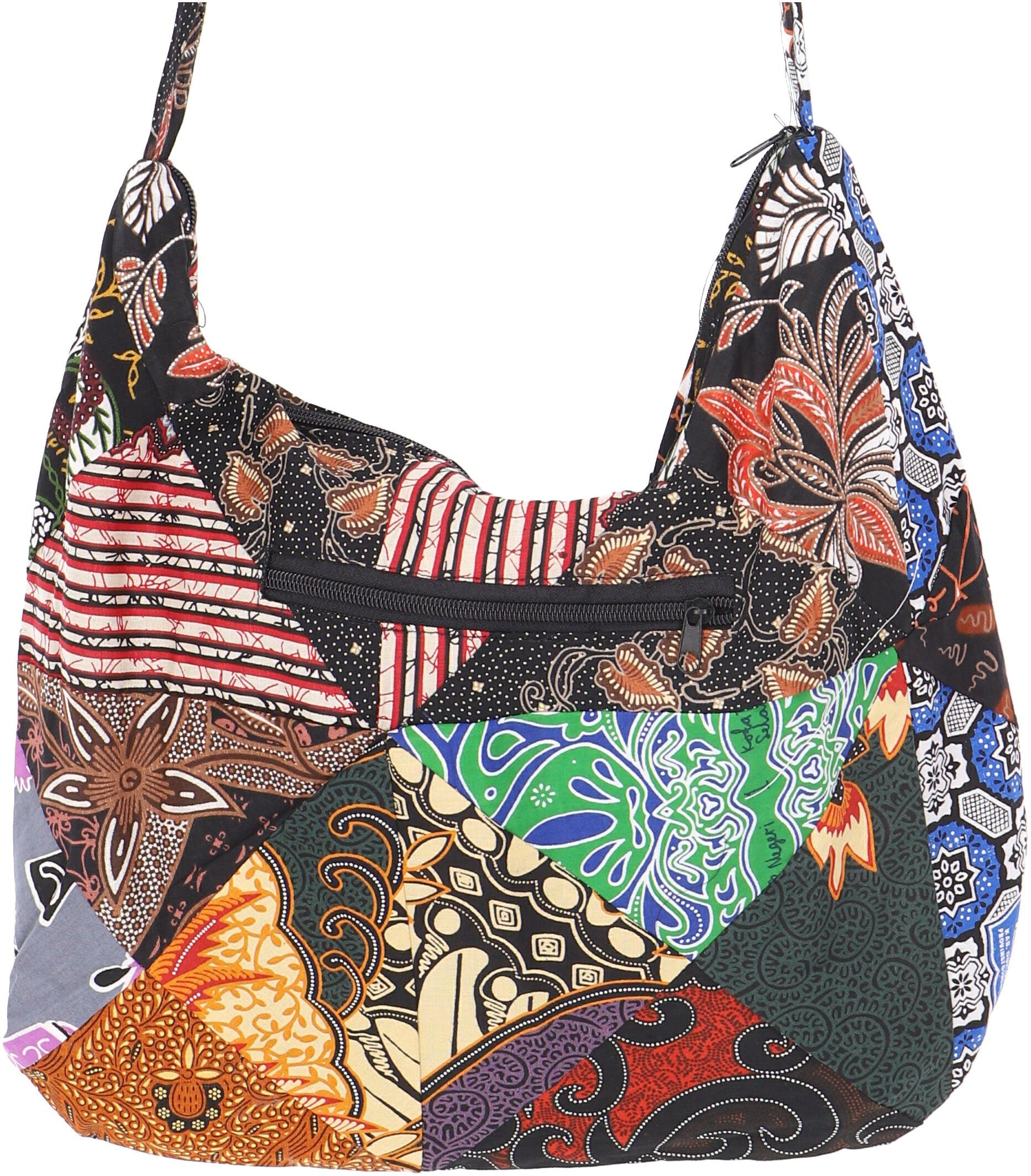 Guru-Shop Schultertasche Patchwork Batik Beutel, Sadhu günstig online kaufen