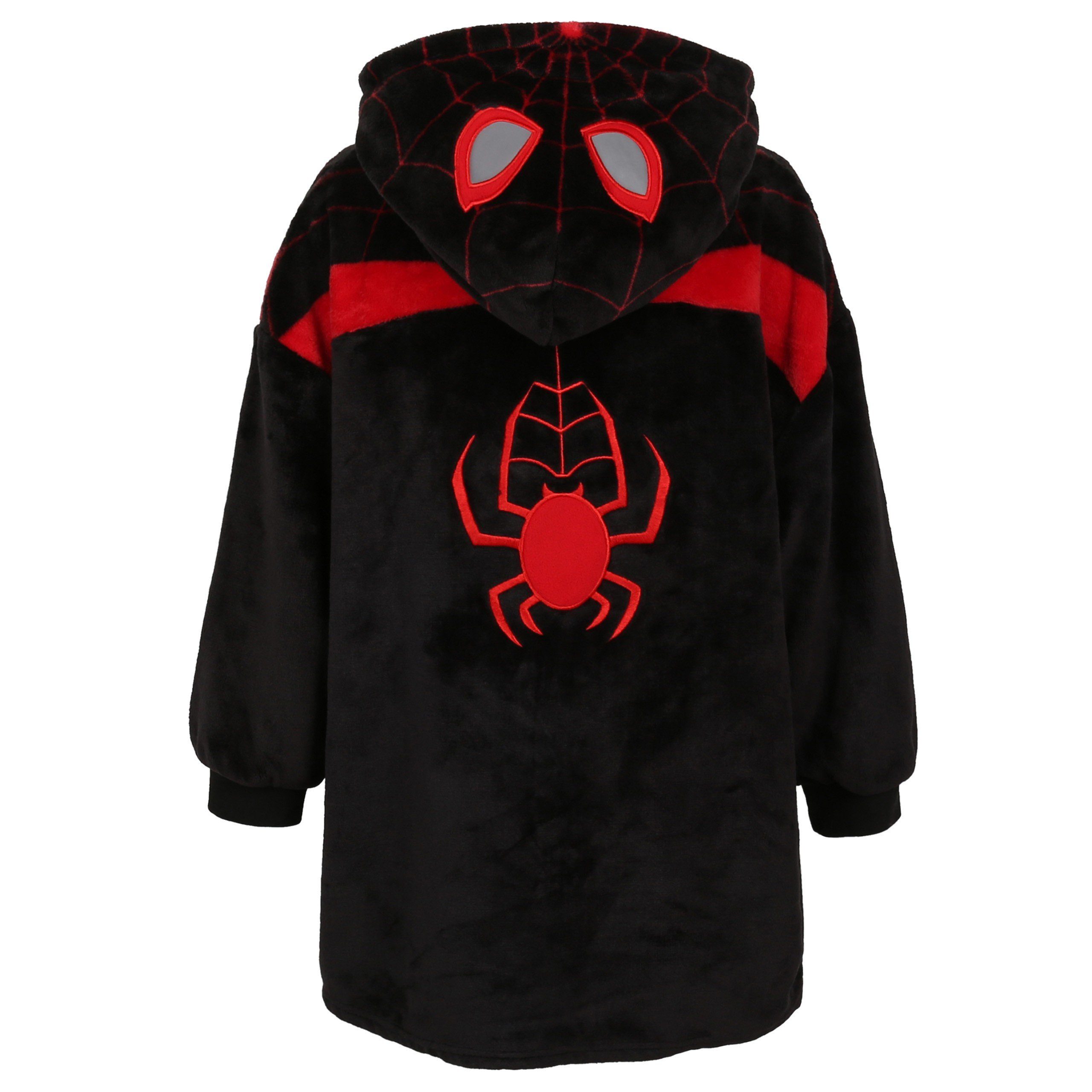 cm Sarcia.eu Kinderbademantel 122-140 Spider-Man Kinder-Kapuzen-Sweatshirt/Bademantel,schwarz