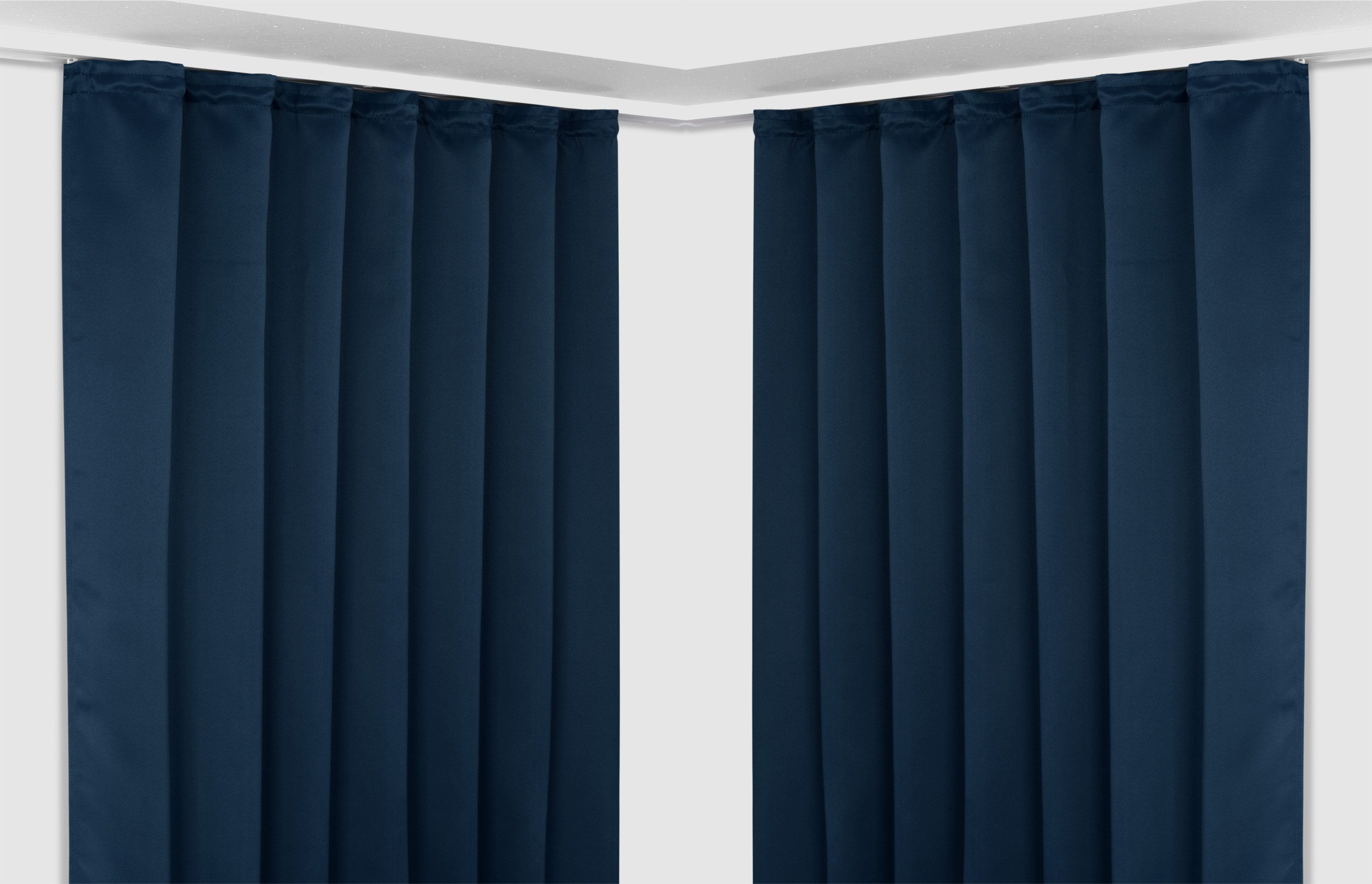 Beautex Verdunkelungsvorhang 2er Set Verdunkelungsgardine mit U-Band, Black günstig online kaufen