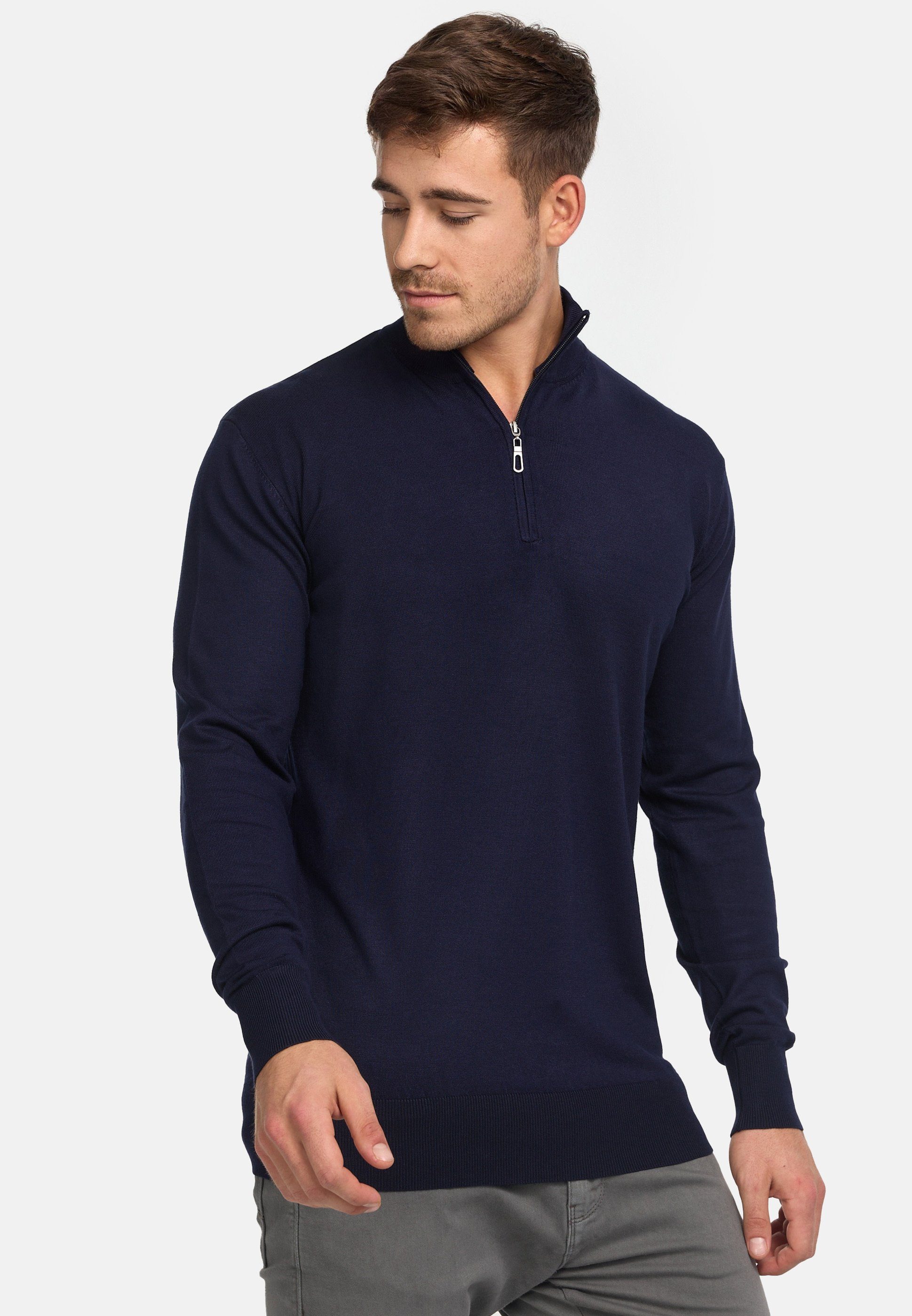 Jeff Strickpullover Frankie Feinstrickpullover mit Stehkragen günstig online kaufen