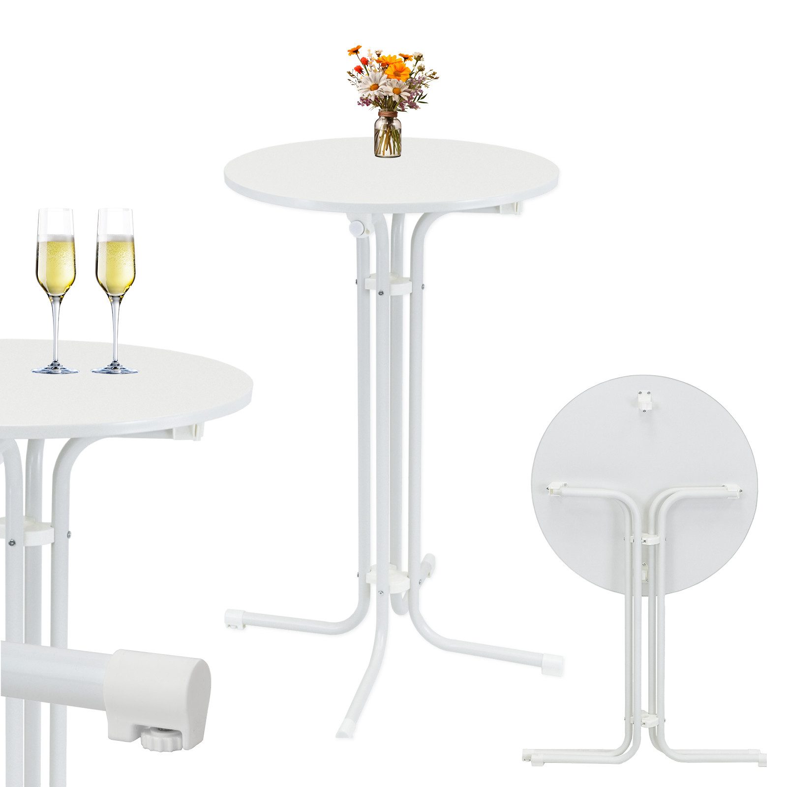 TRUTZHOLM Stehtisch klappbar Ø 70 cm günstig online kaufen
