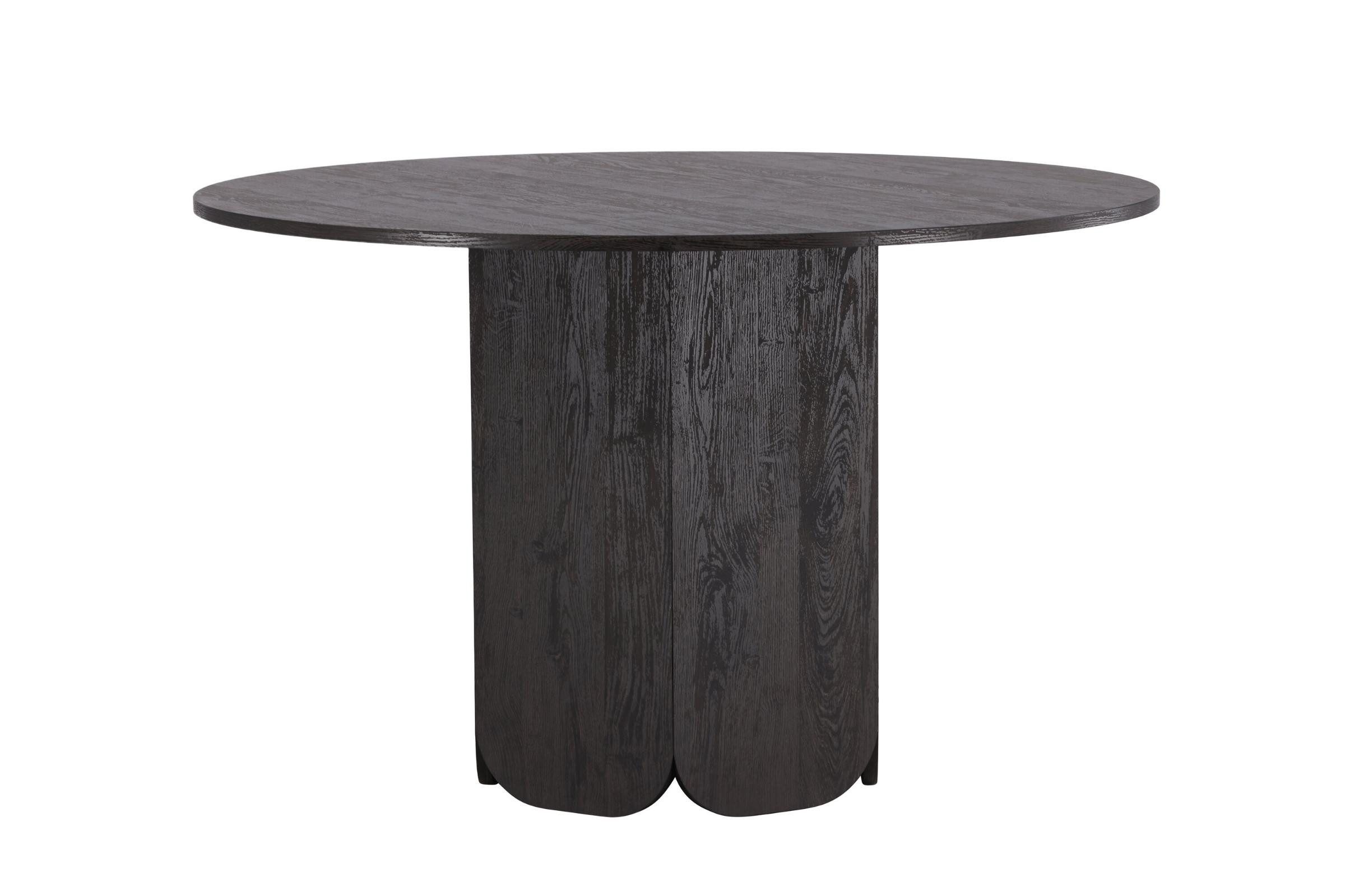 Venture Home Esstisch Tekla Esstisch Ø120 cm schwarz. (1-St)