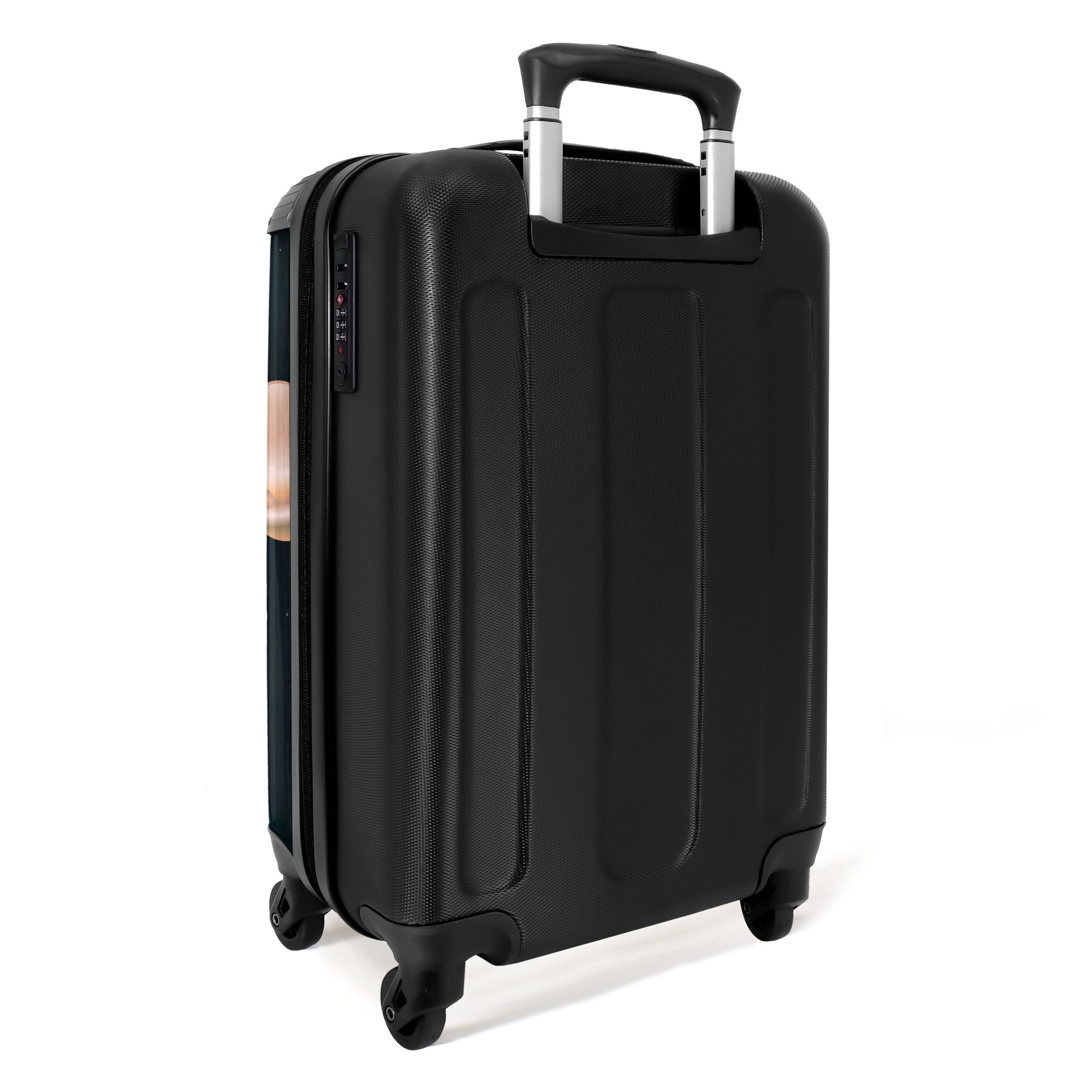 NoBoringSuitcases.com© Kinderkoffer Planeten - Weltraum - Erde - Kinder 55x35x20cm, Handgepäck Koffer, Hartschalenkoffer Kinder, Reisekoffer Jungen – Bild 3 von 5