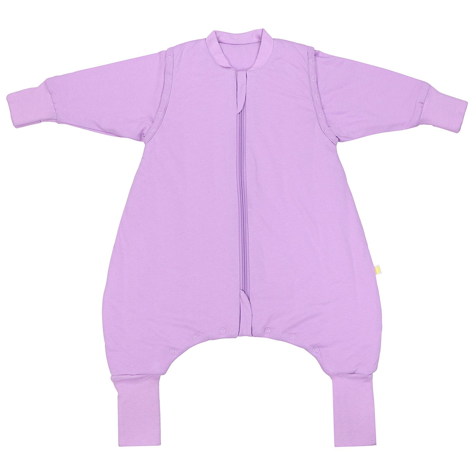 Schlummersack Kinderschlafsack Schlafsack mit Füßen und umklappbaren Bündchen, 2.5 Tog