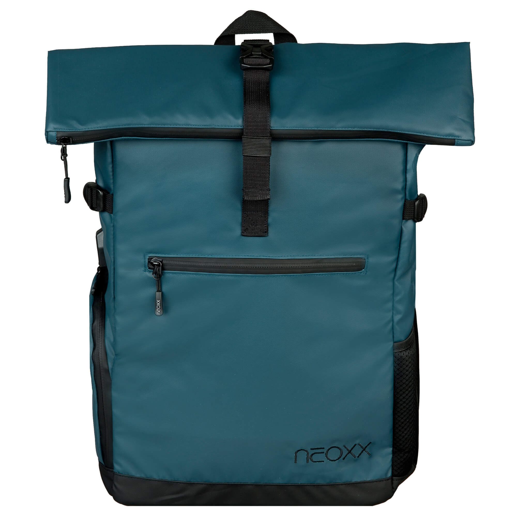 neoxx Laptoprucksack VIBE Roll Top - Rucksack 15" 45 cm USB (nite)