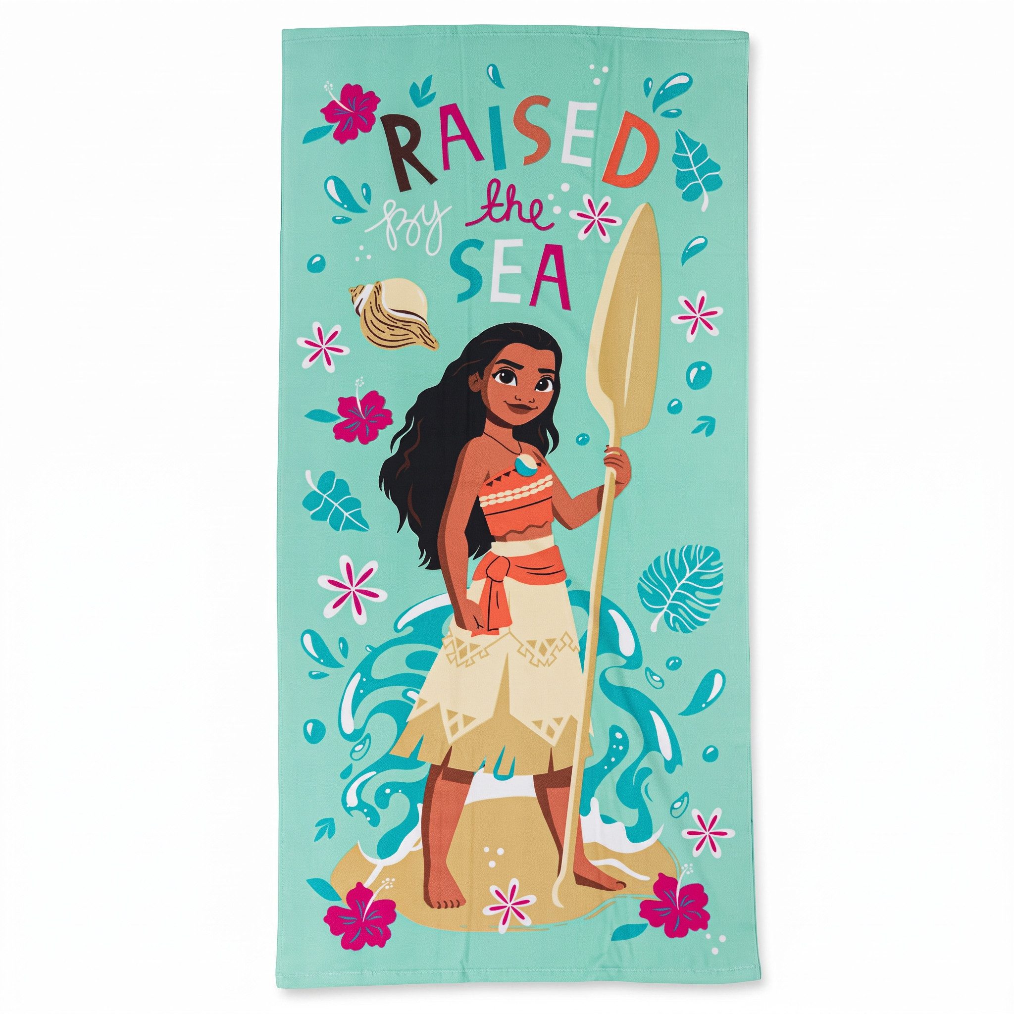 Disney Strandtuch Disney Vaiana 2 Moana Mikrofaser Strandtuch Badetuch 70x140 cm, Mikrofaser (1-St)