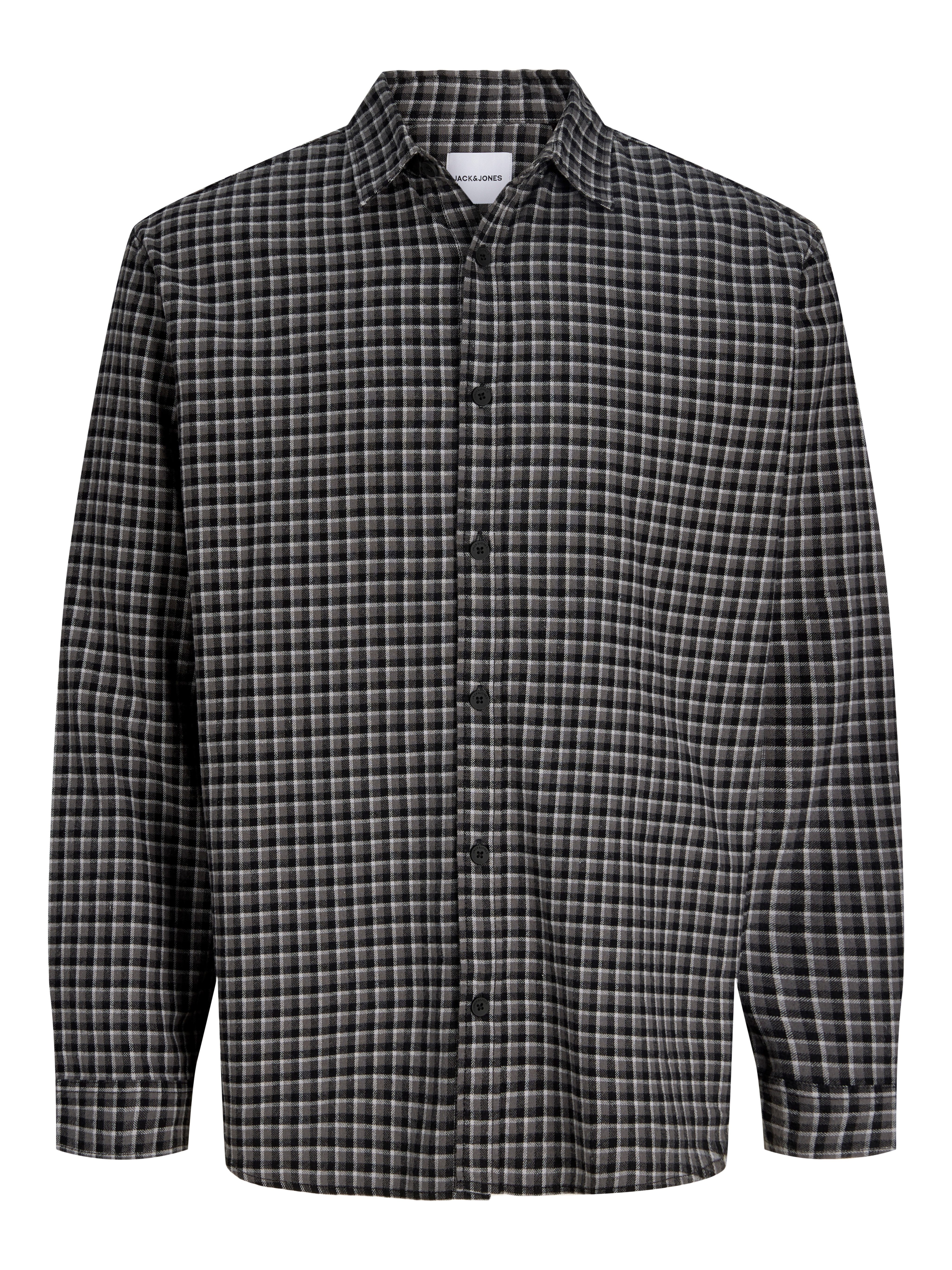 Jack & Jones PlusSize Langarmhemd JJCARTER CHECK SHIRT LS SN PLS Baumwolle, relaxed fit – Bild 2 von 5