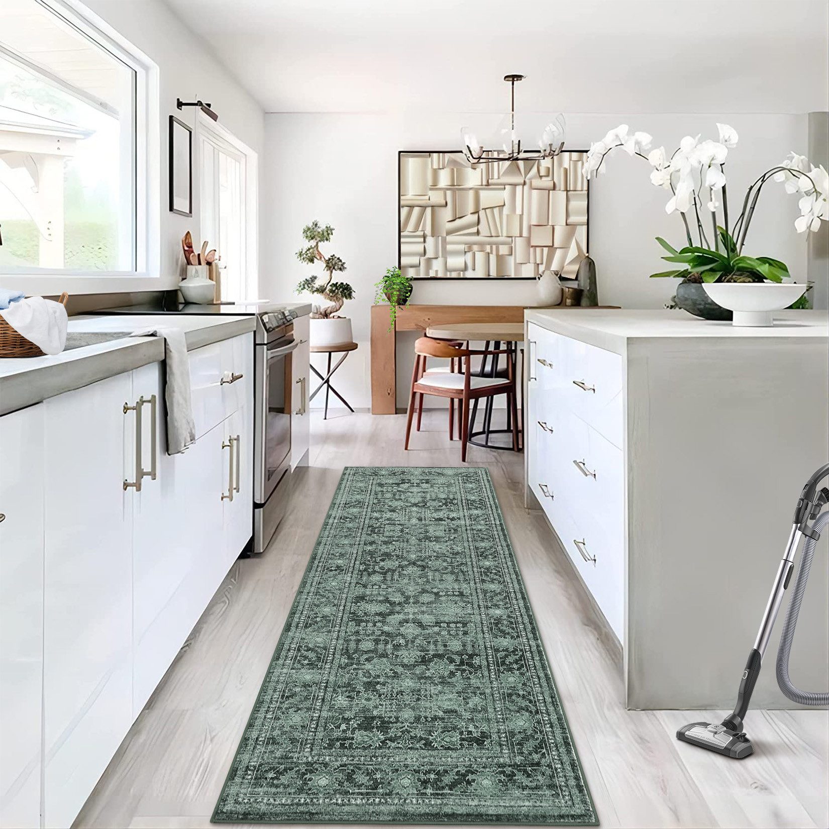 GarveeMore Teppich Wohnzimmer Waschbarer Teppich – Bild 2 von 5