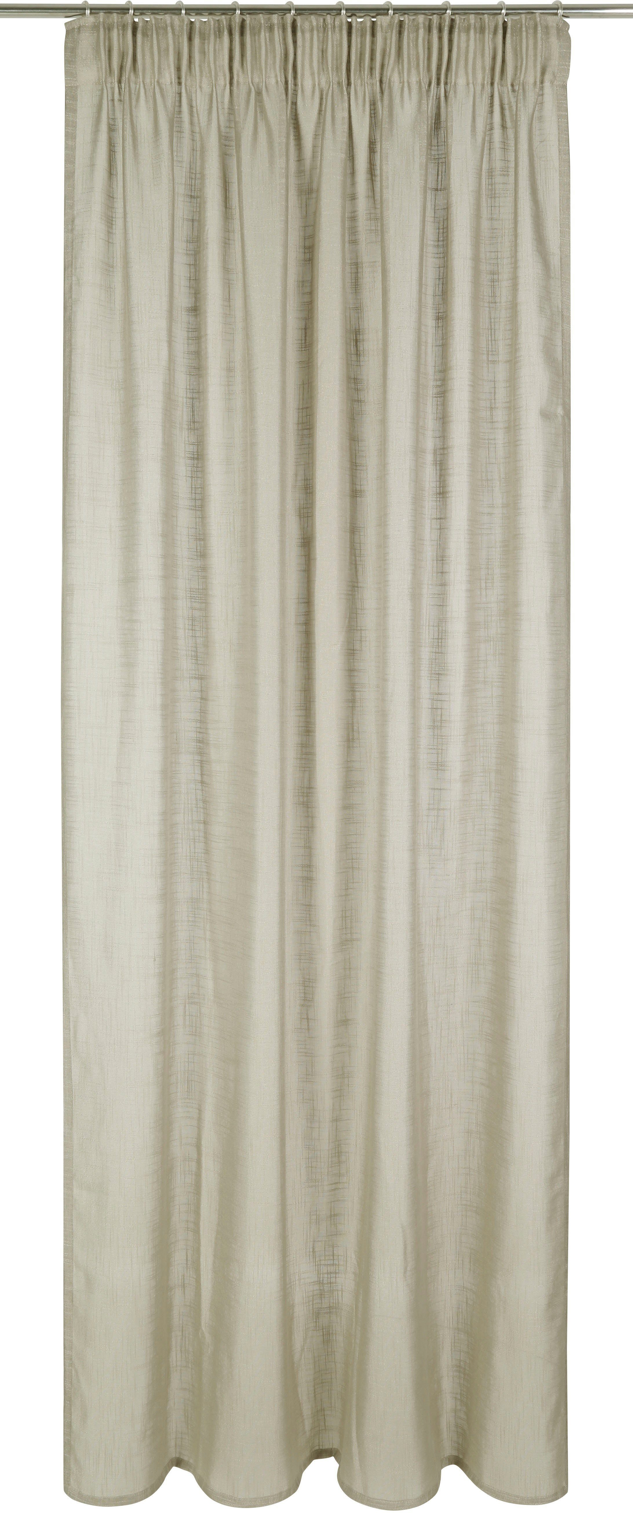 Gardine Marusha, LeGer Home by Lena Gercke, Multifunktionsband (1 St), halbtransparent, 1 Schal, Leinenoptik, gewebt, verschiedene Größen grün
