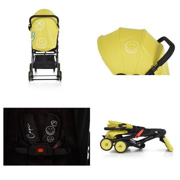Moni Kinder-Buggy Kinderwagen, Capri klappbar, Sicherheitsgurt, Rückenlehne verstellbar