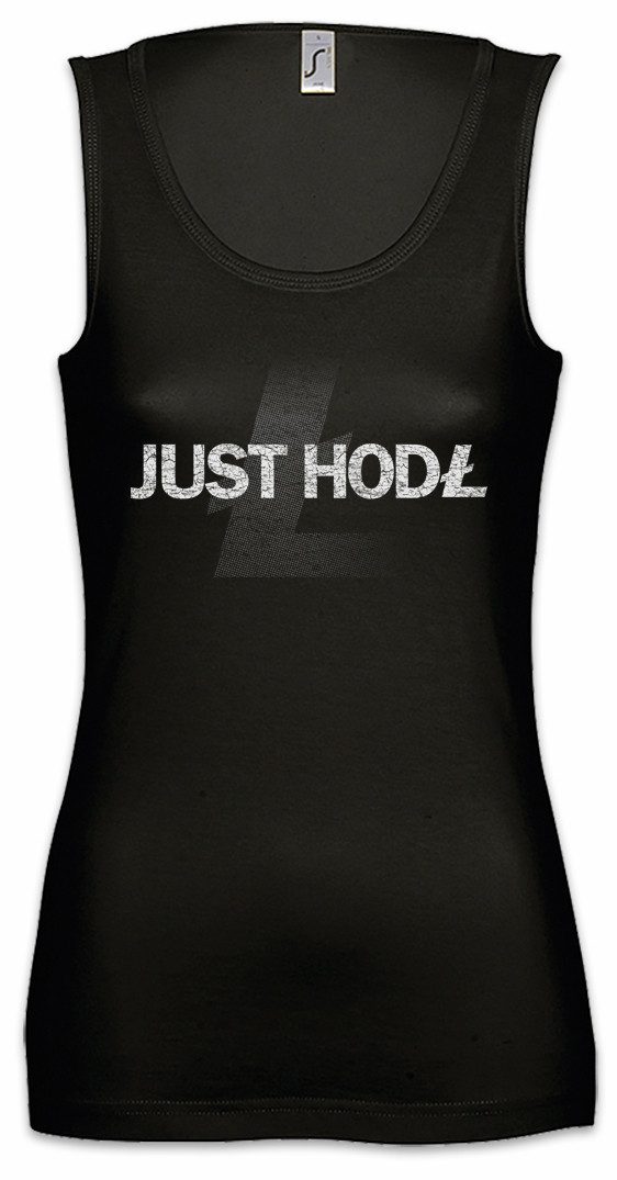 Tanktop Just Hodl Ärmelloses Damen T-Shirt Crypto Bitcoin Currencies
