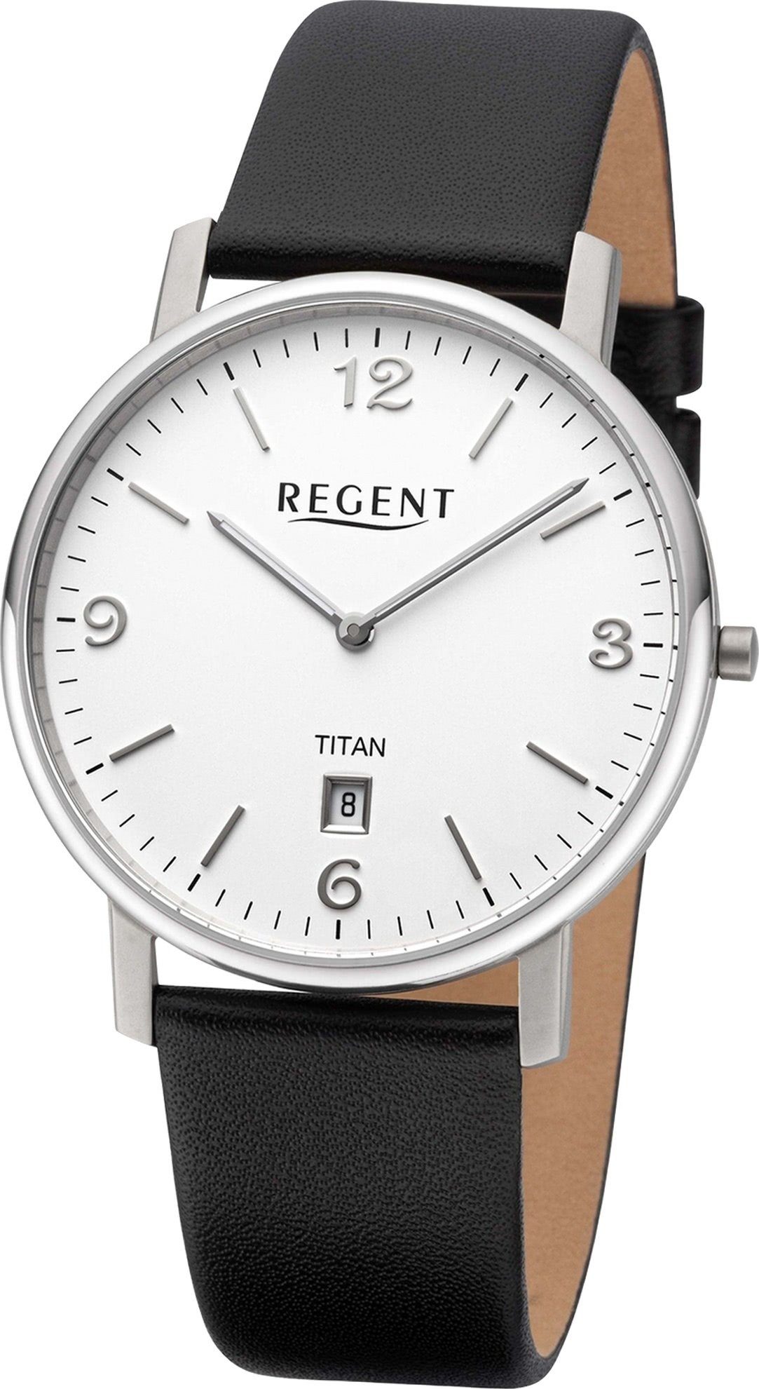 Quarzuhr Regent Herren Armbanduhr Analog