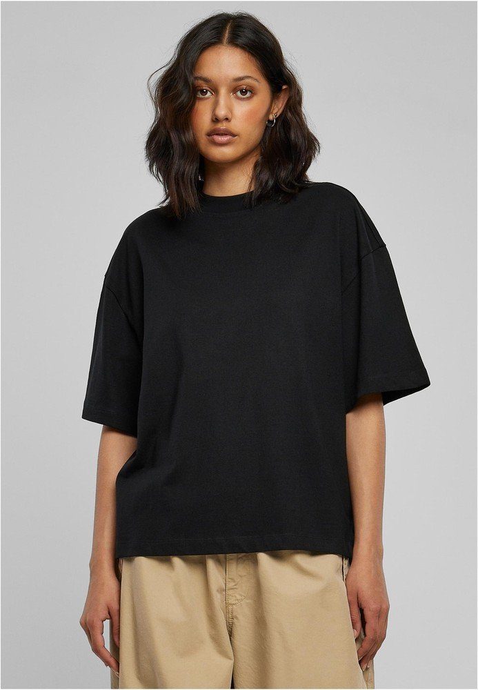 URBAN CLASSICS T-Shirt Ladies Organic Heavy Slit Tee günstig online kaufen