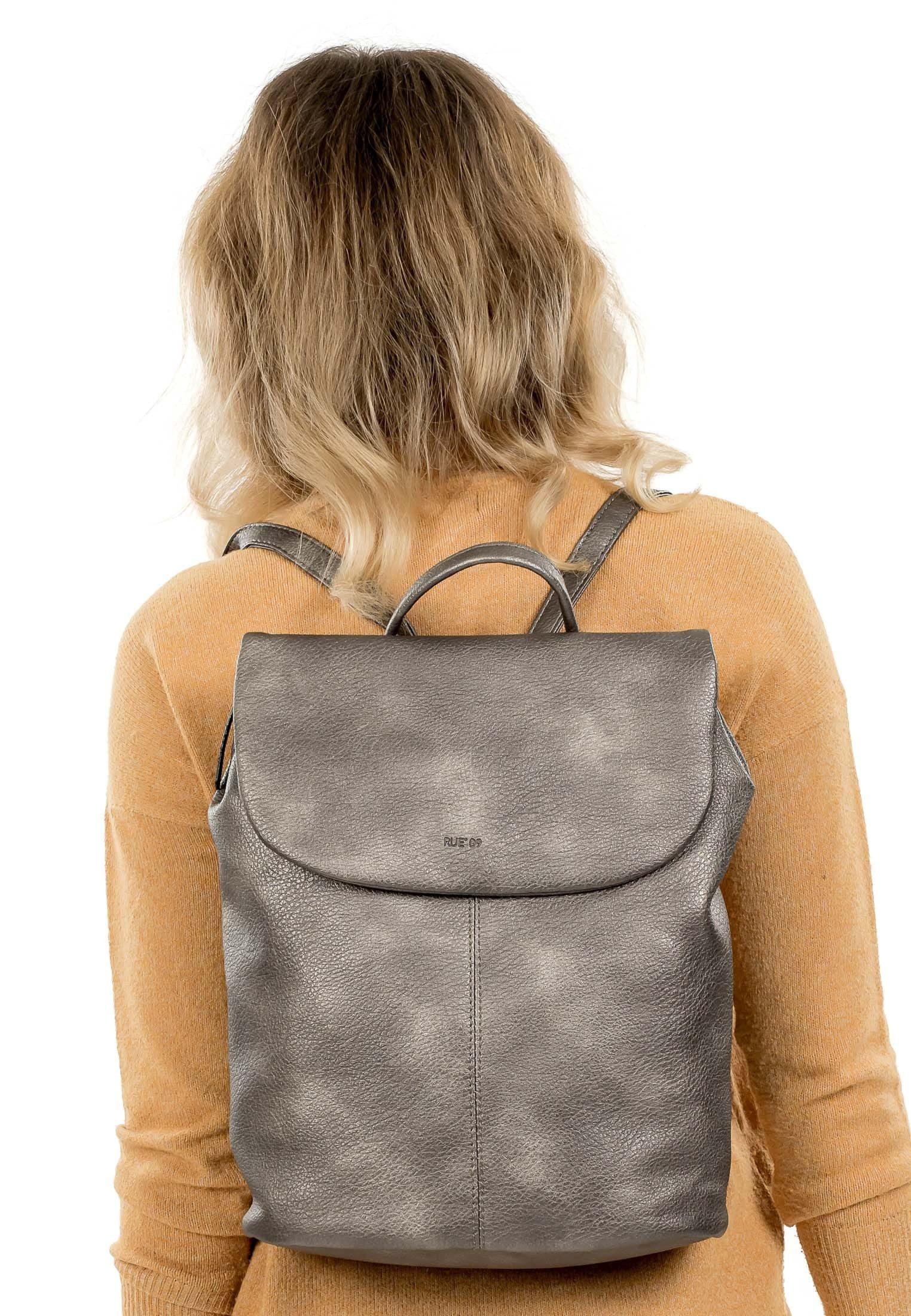 EMILY & NOAH Cityrucksack E&N Tours RUE 09, Logo Prägung