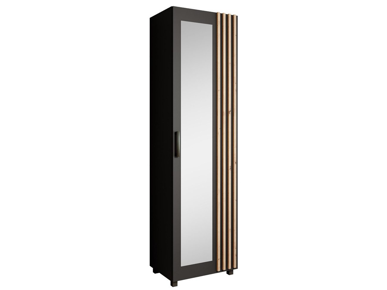 Beautysofa Garderobenschrank mit Tür und Spiegel LIVIA