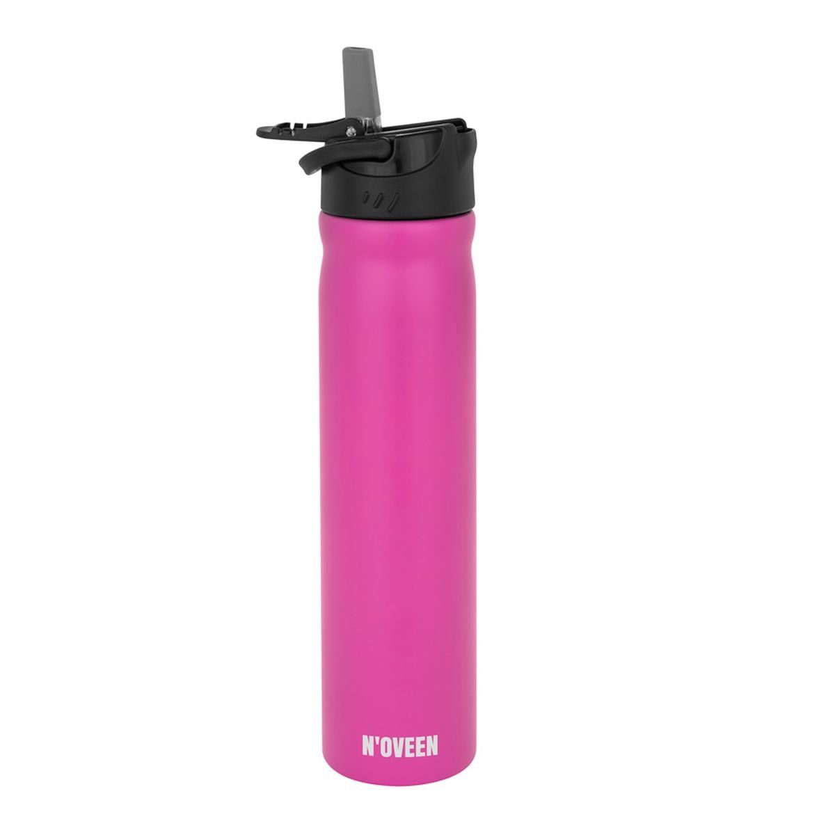 Noveen Trinkflasche Sportflasche Freizeitflasche Pink-Matt Trinkflasche ml Sport-Trinkflasche 730