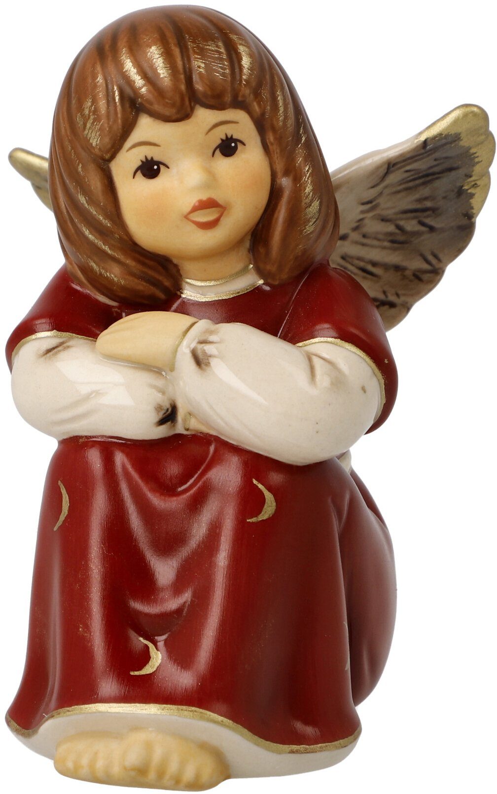 Goebel Engelfigur Himmelsboten, Weihnachtsdeko rot, Steingut, günstig online kaufen