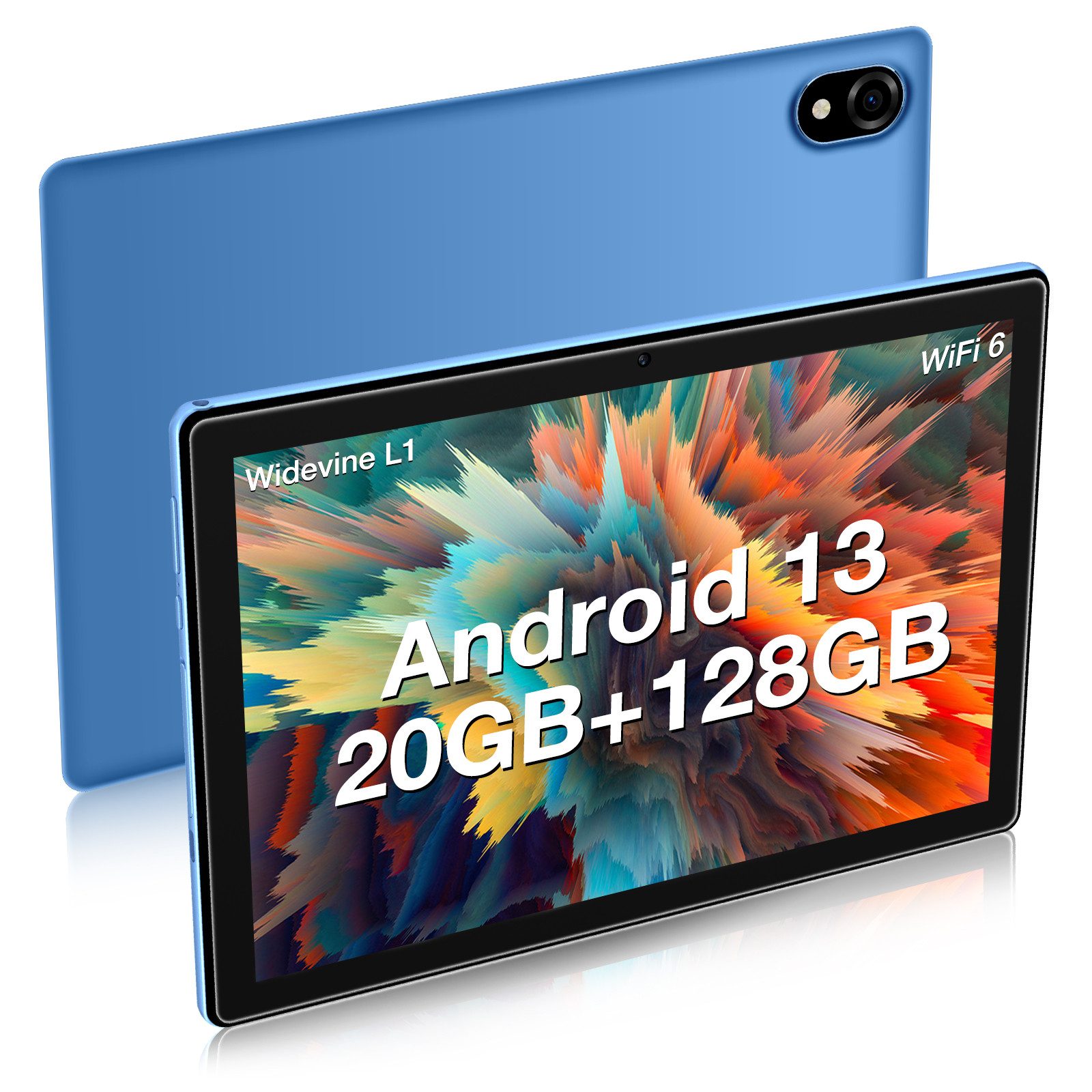 DOOGEE U10 Pro 8GB RAM +128GB ROM(1TB TF), 5060mAh, 10,1 Zoll HD Display Tablet (10,1", 128 GB, 8MP+5MP, BT 5.0, TÜV Augenschutz, WiFi 6, Widevine L1, OTG)