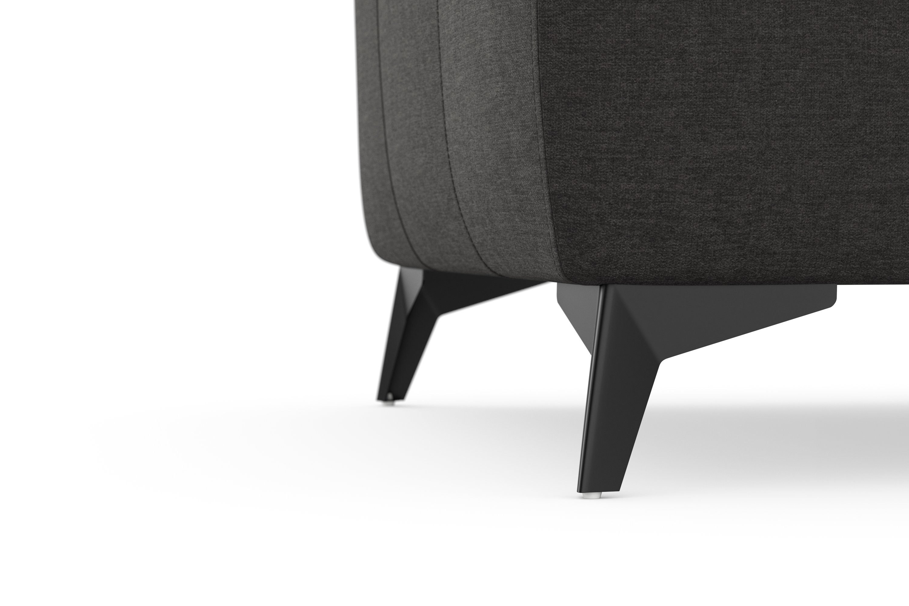 sit&more Ecksofa Sinatra, optinal Metallfüße Kopfteilverstellung mit Armteilfunktion, und