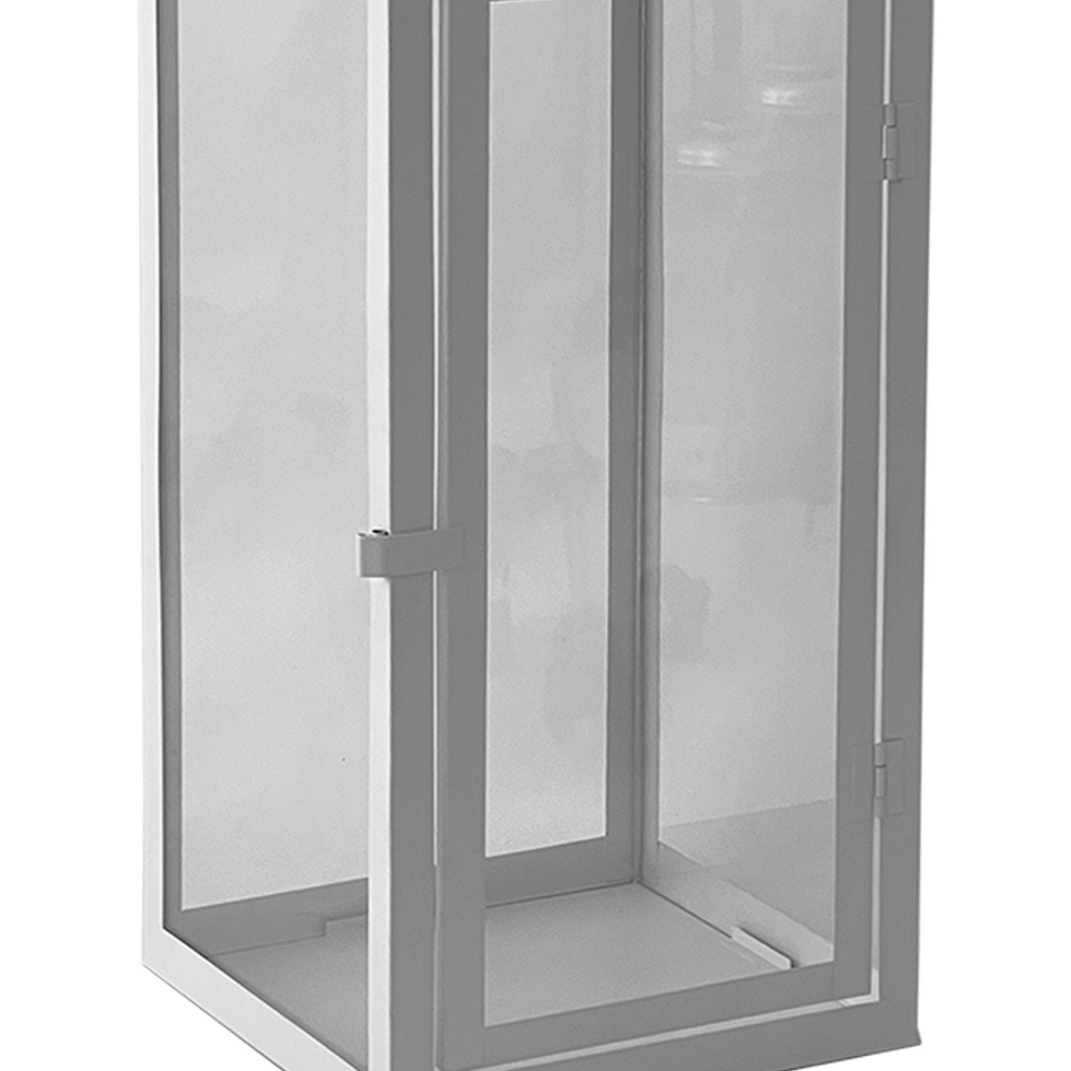 Mojawo Laterne XXL Edelstahl-Laterne 54cm