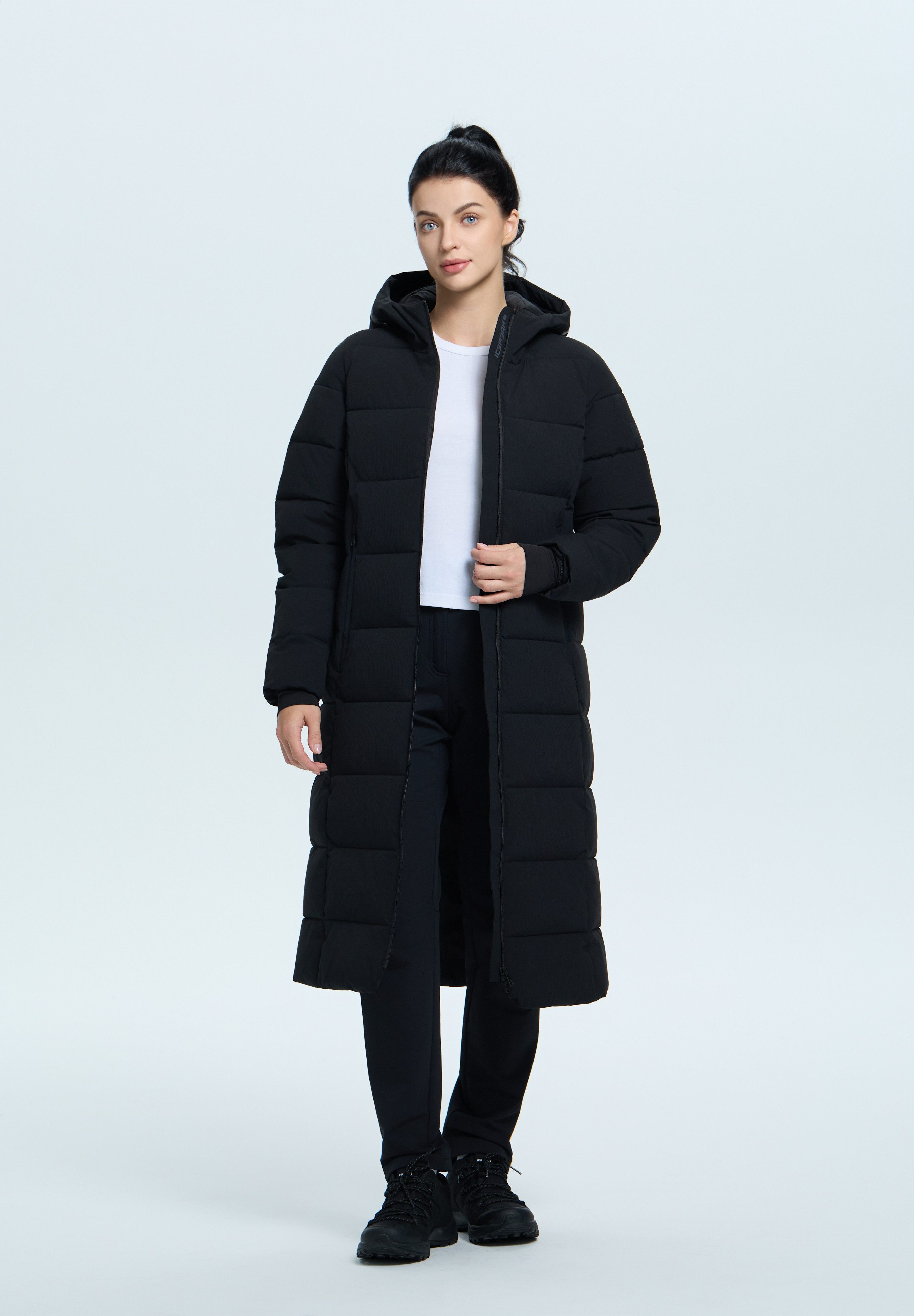 Icepeak Steppmantel ICEPEAK BRILON aus Polyester, wasserdicht mit 10000 mm Wassersäule, wasserabweisend