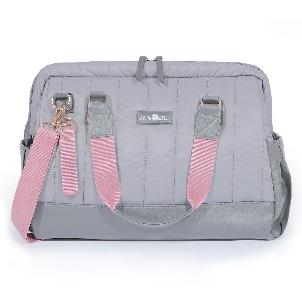 MILK&MOO Wickeltasche Milk&Moo Wickeltasche Auslaufsicher Baby Reisetasche Antrasit (1-tlg)