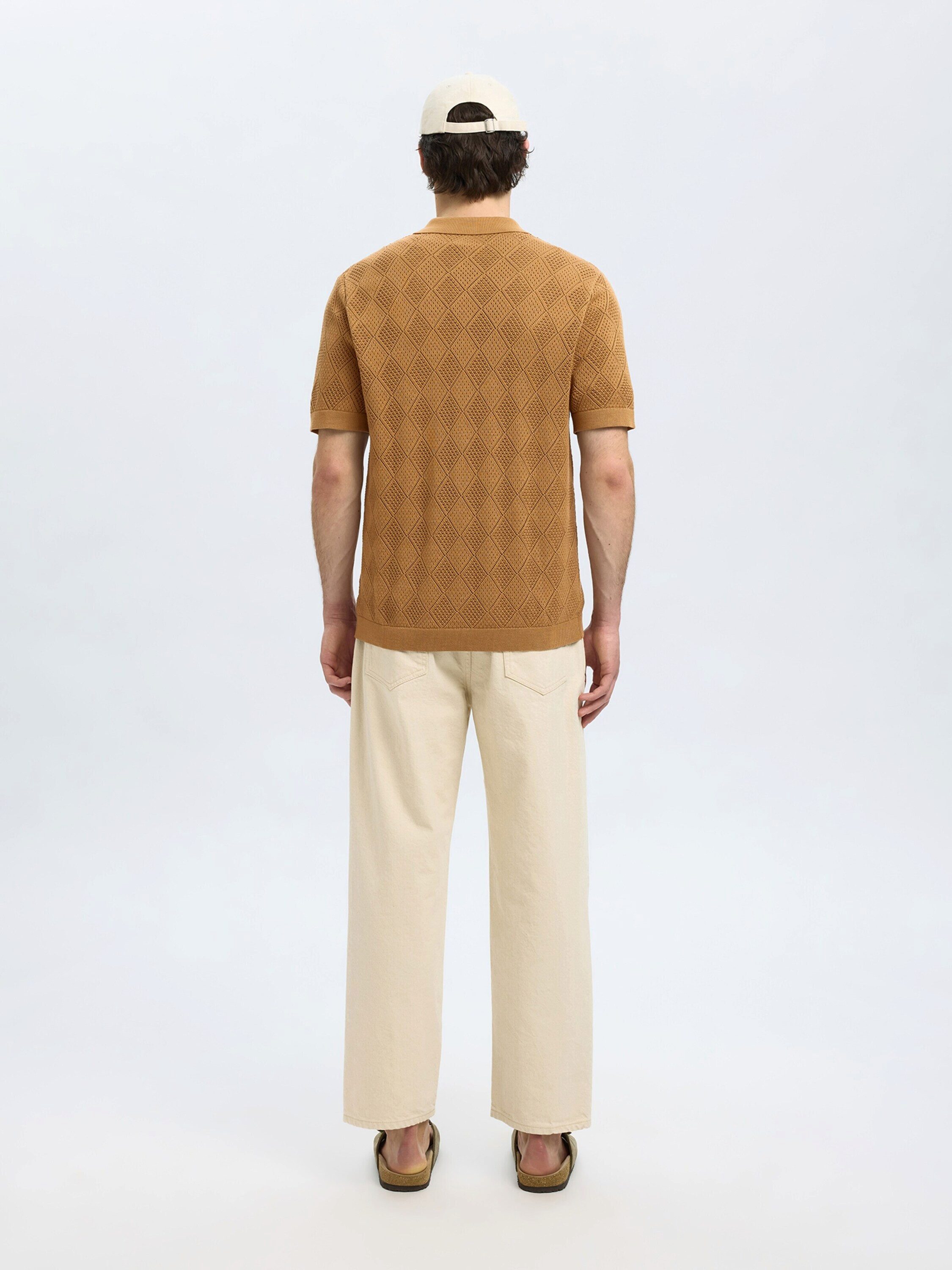 Selected Strickjacke SLHARCO (1-tlg) Lochmuster günstig online kaufen