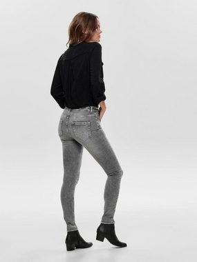 ONLY Skinny-fit-Jeans BLUSH mit ausgefranstem Saum