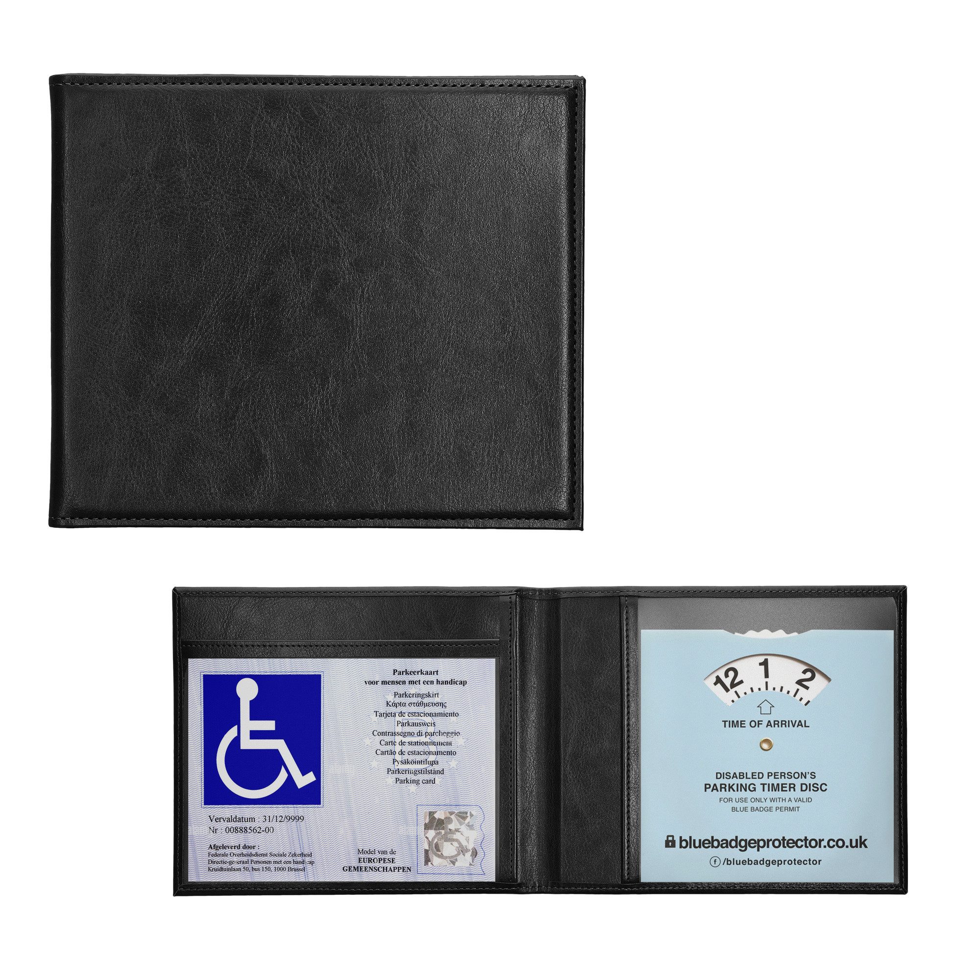 kwmobile Etui Hülle für den deutschen Schwerbehindertenausweis - Schutzhülle, Cover mit extra Fächern - Ausweishülle klappbar Kunstleder