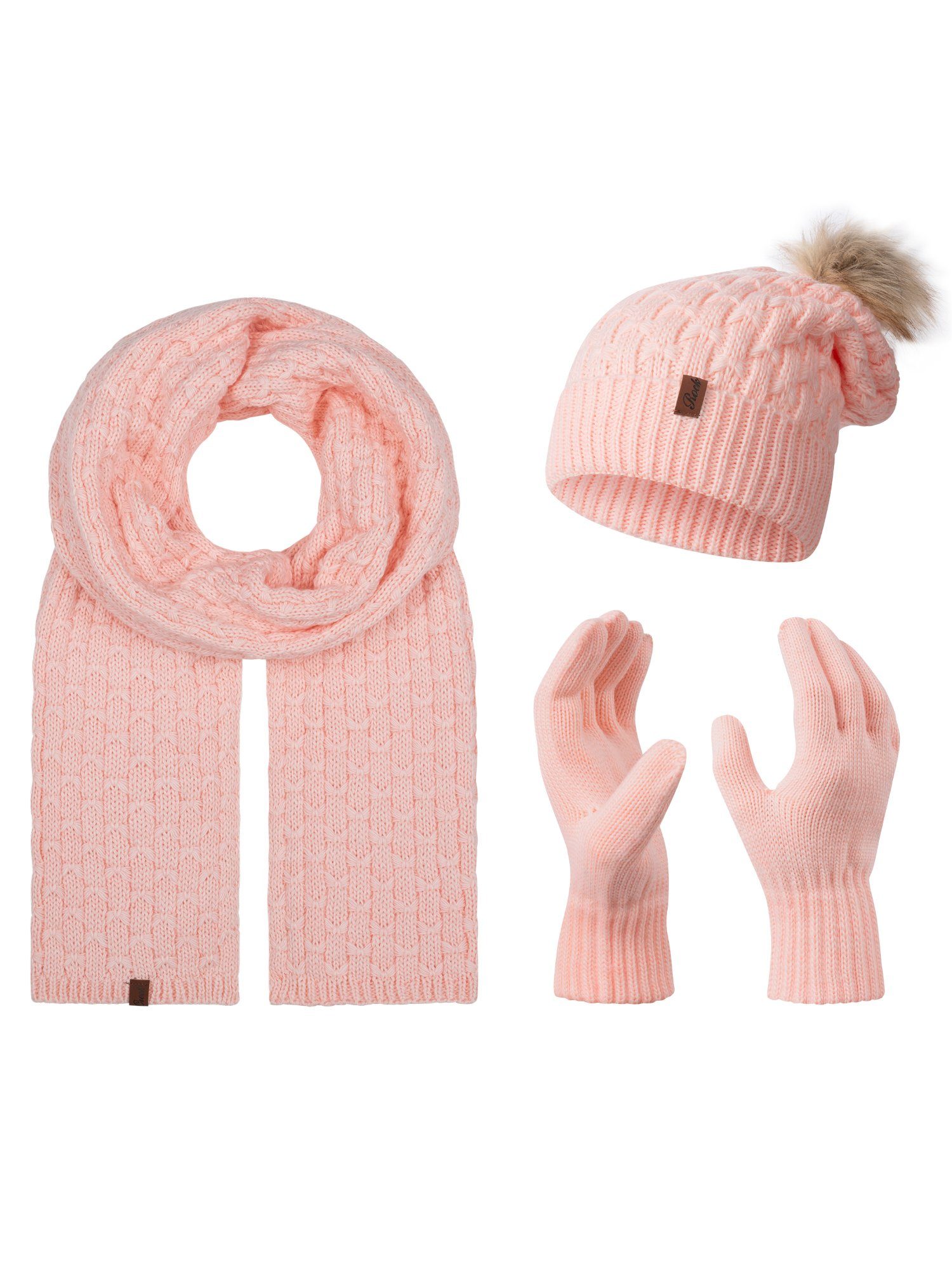 Rock Creek Mütze & Schal Schal Mütze Handschuhe Set U-102