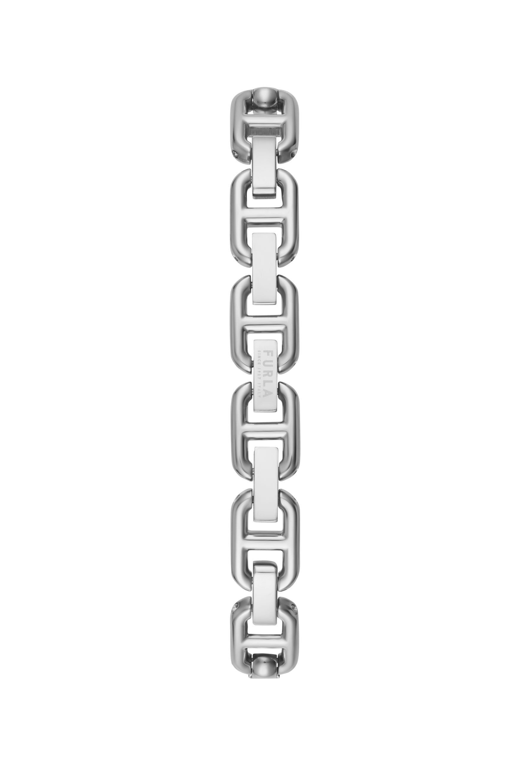 Furla Quarzuhr Furla chain square logo, (1-tlg., Not a set – not applicable to this product), Quarz-Analoguhr