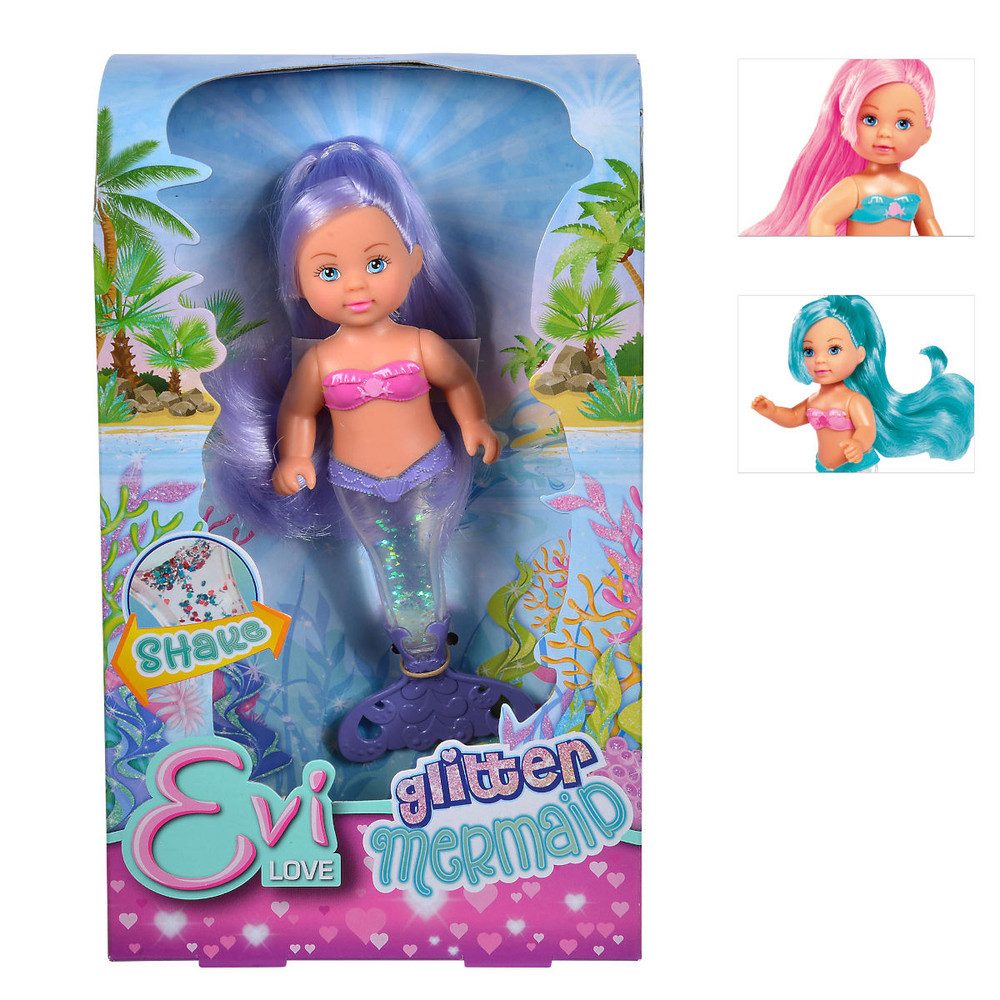 SIMBA Babypuppe Evi Love - Glitter Mermaid - 1 Stück günstig online kaufen