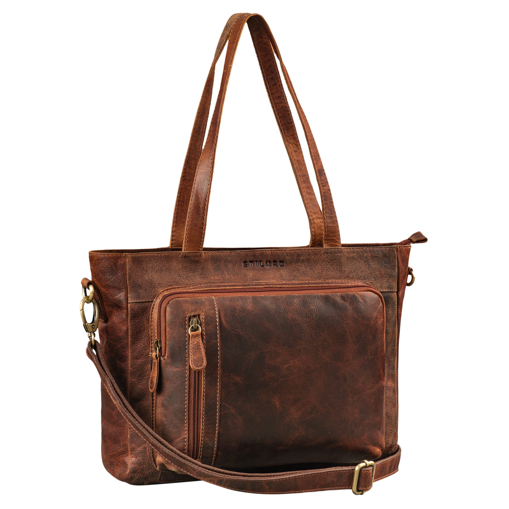STILORD Handtasche "Doro" Shopper Tasche Damen Leder