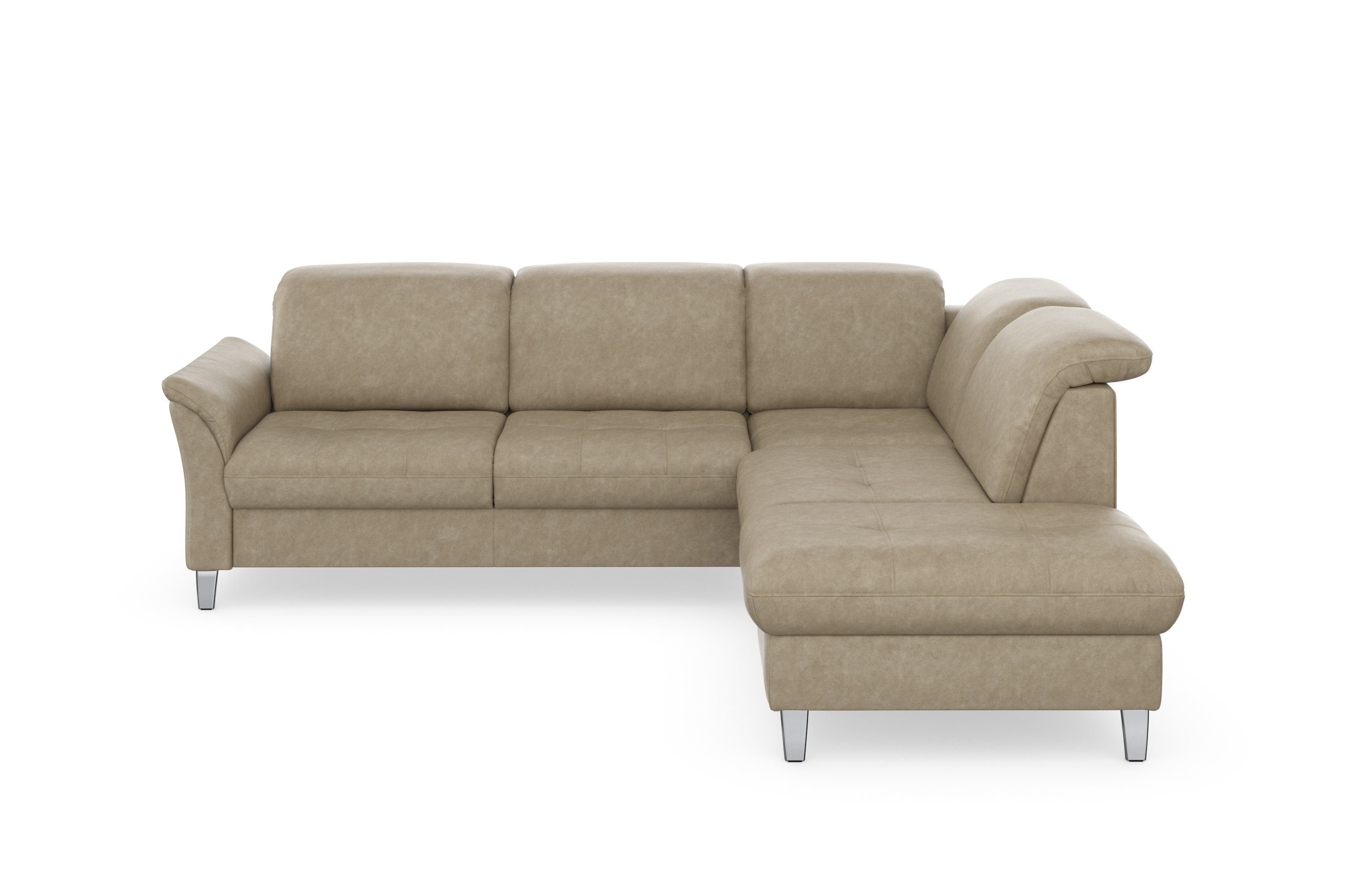 sit&more Ecksofa Maggiore, wahlweise Stauraum und mit Kopfteilverstellung, Bettfunktion