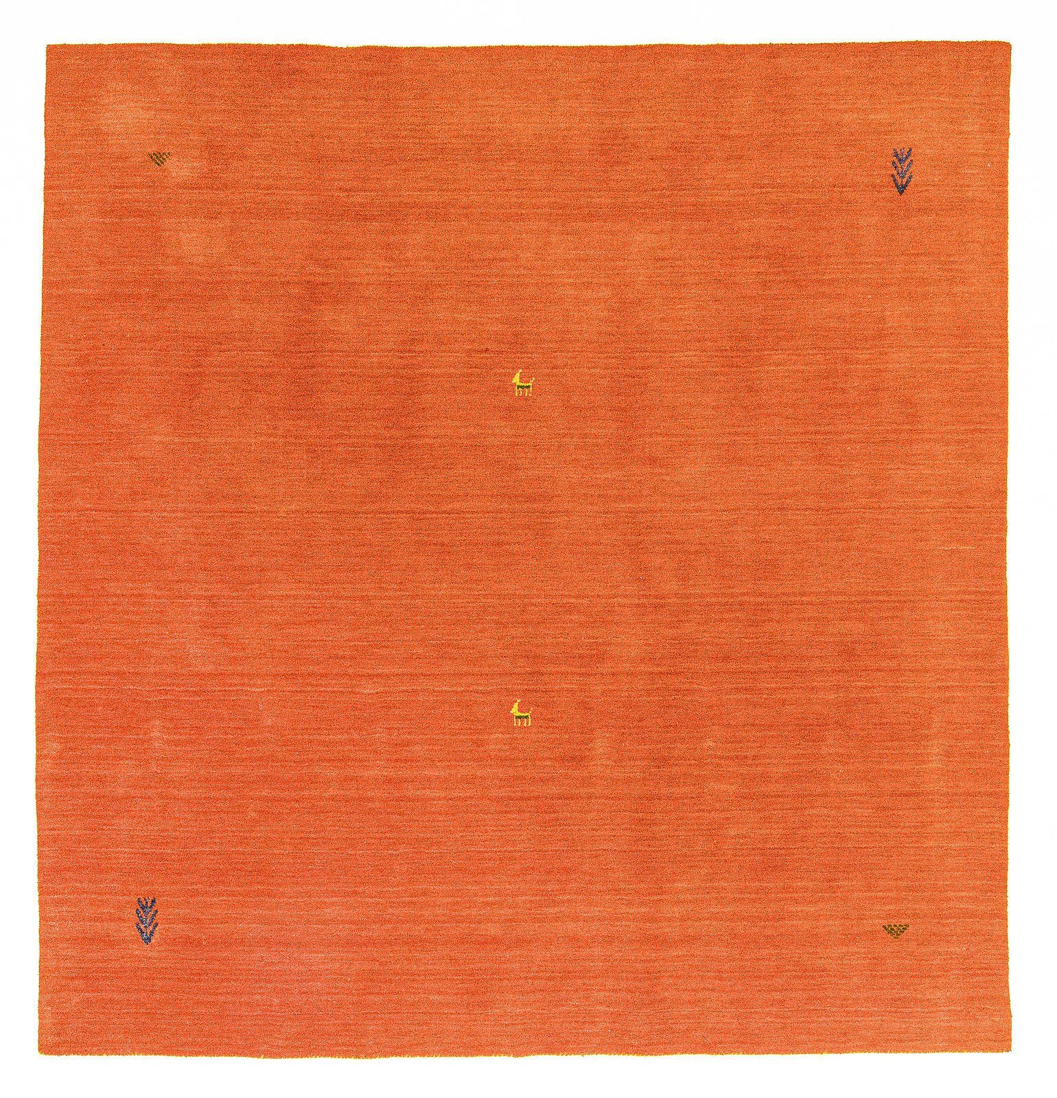 morgenland Wollteppich Gabbeh Teppich Agra, quadratisch, günstig online kaufen