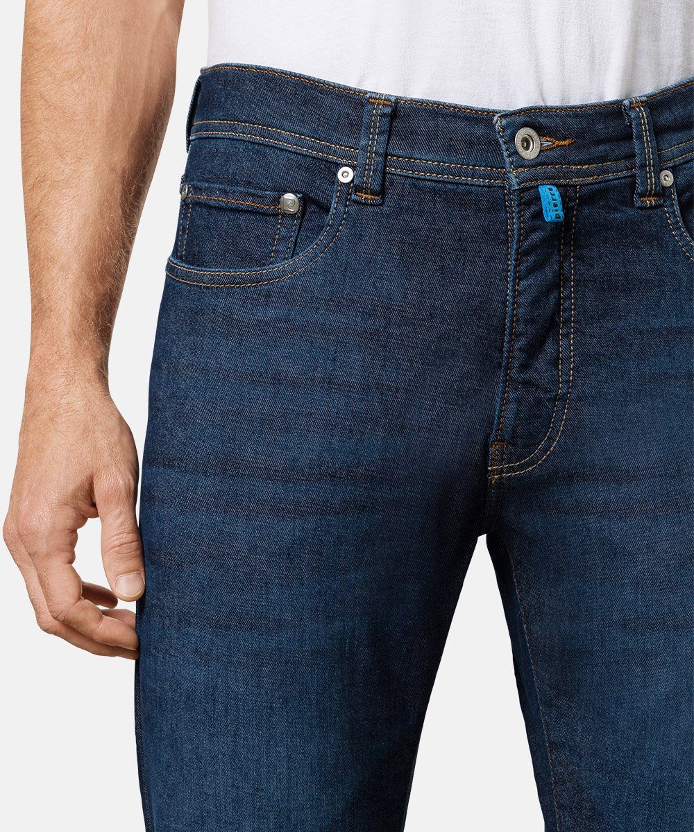 Pierre Cardin 5-Pocket-Jeans PIERRE CARDIN buffies used TAPERED 34510 LYON - 8006.6814 blue dark
