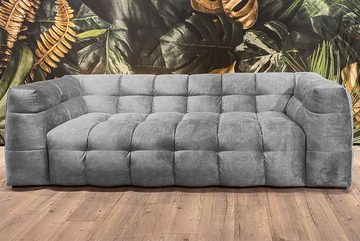 KAWOLA Sofa ROSARIO, Velvet versch. Größen und versch. Farben