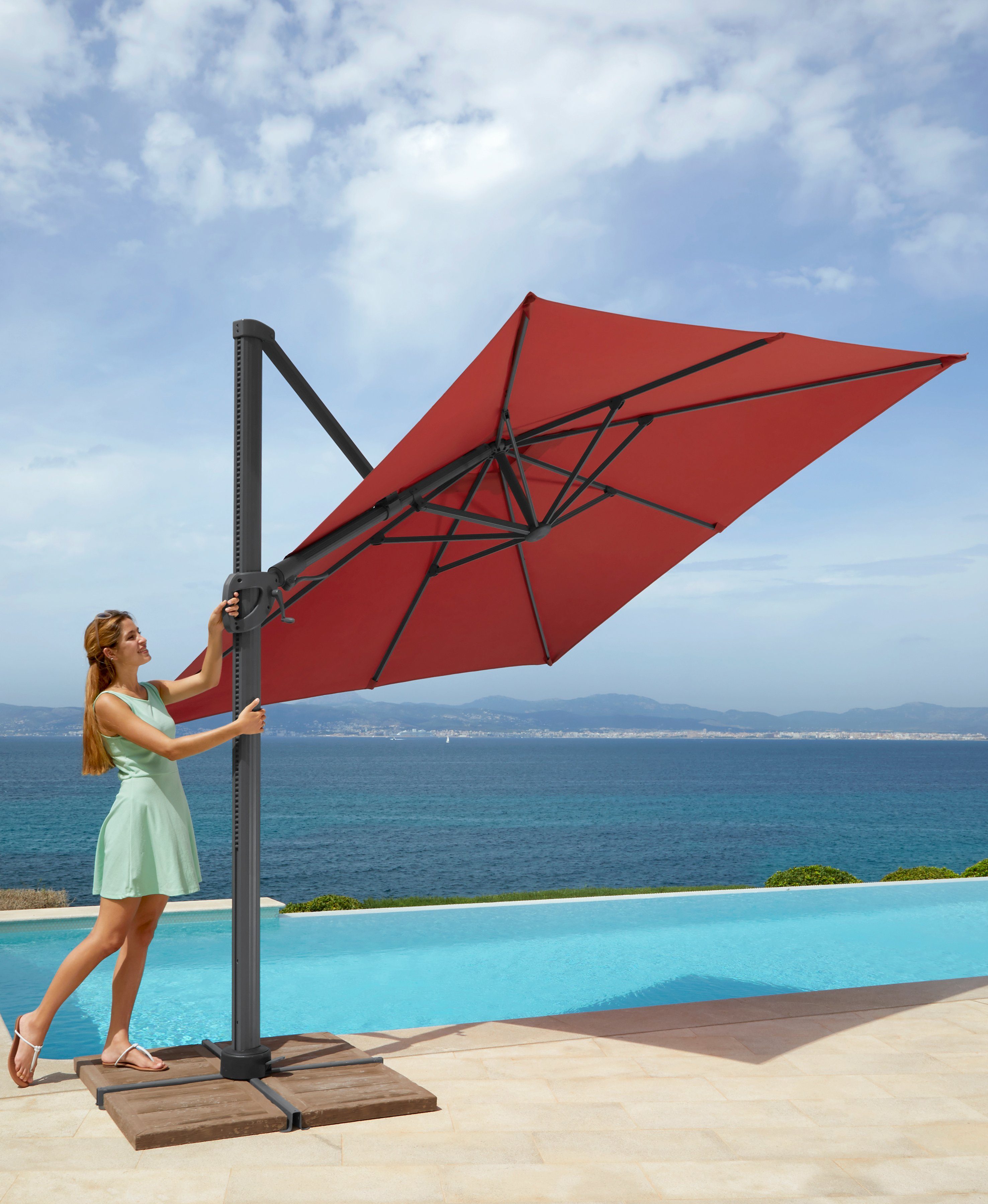 garten gut Sonnenschirm »Big Roma«, LxB 300x300 cm, ohne Schirmständer