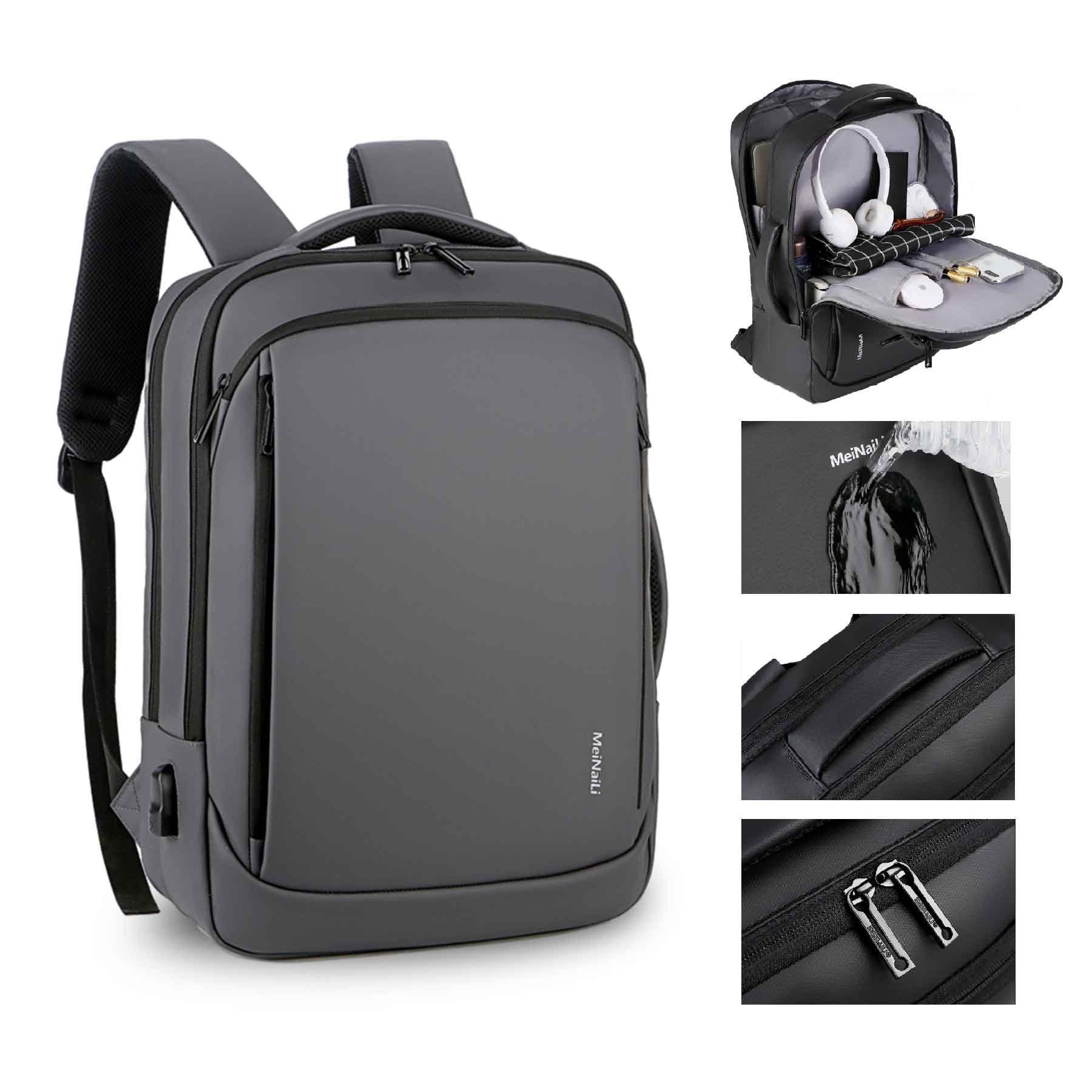 Reise Schule Laptop Tasche Rucksack Backpack Sportrucksack USB Port Wasserdicht 