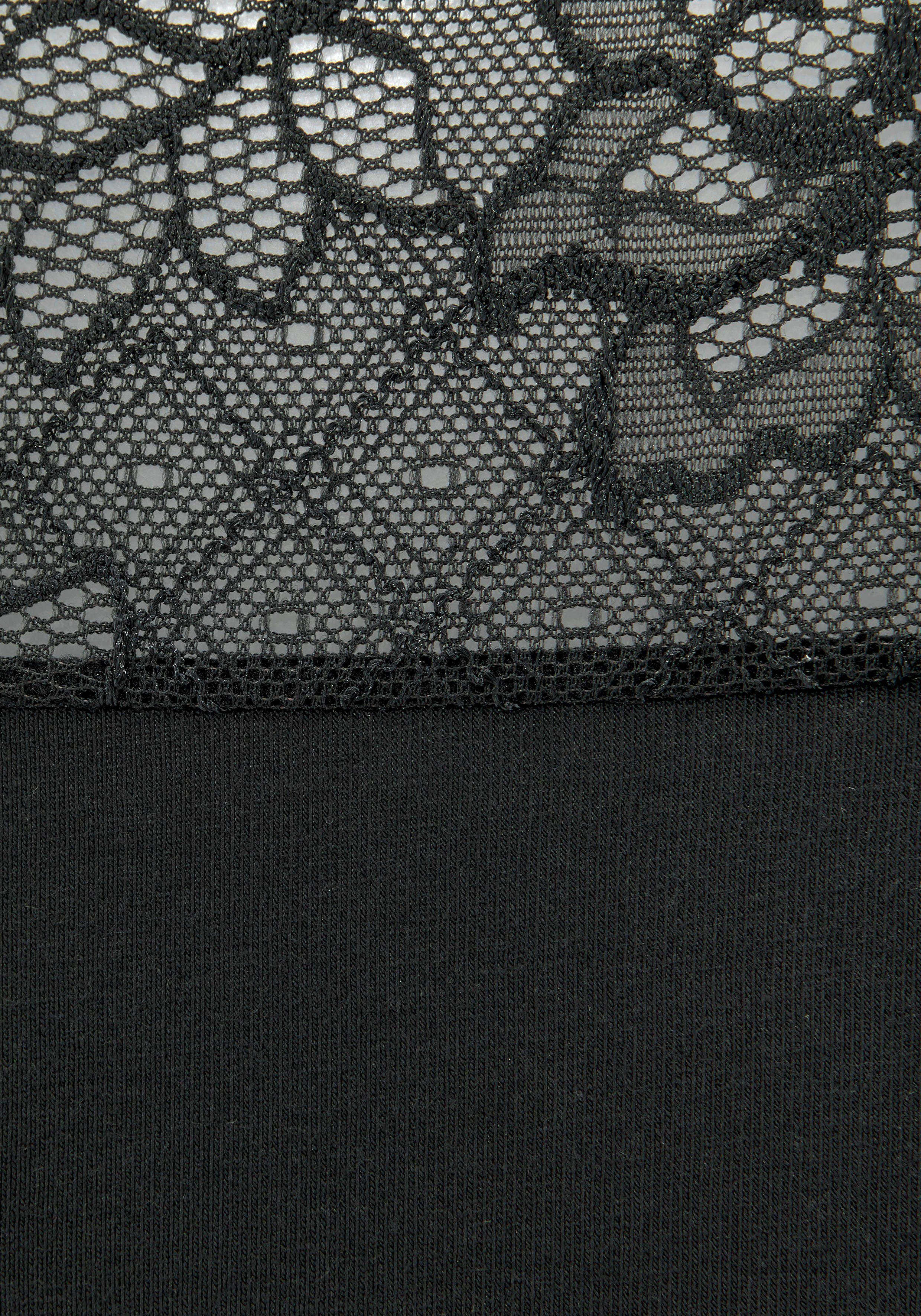 Nuance Panty mit floralem Spitzenbund