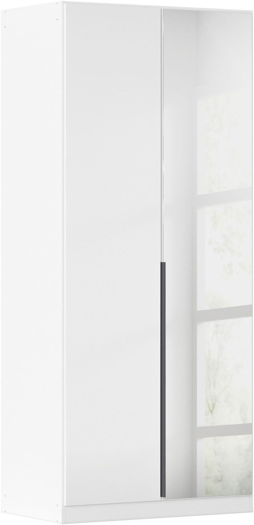 OTTO home Drehtürenschrank Kleiderschrank Schrank Garderobe AGORDO mit Dekor- oder Hochglanzfront (in zwei Griff-Farben, Breiten 91-405 cm) durchdachte Innenausstattung, in 8 Breiten und 2 Höhen MADE IN GERMANY