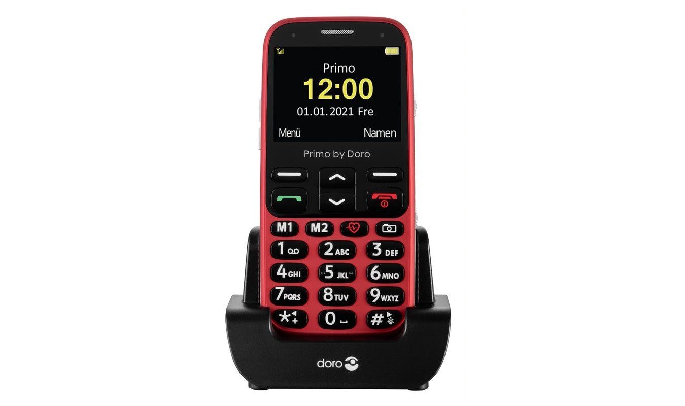 Doro PRIMO by DORO 368 rot Handy Seniorenhandy (2.3 Zoll, 3 MP Kamera,  Kardiomessfunktion für Puls, Blutdruck und Blutsauerstoff, GPS & WiFi  Ortungsfunktion, Großtasten) online kaufen | OTTO