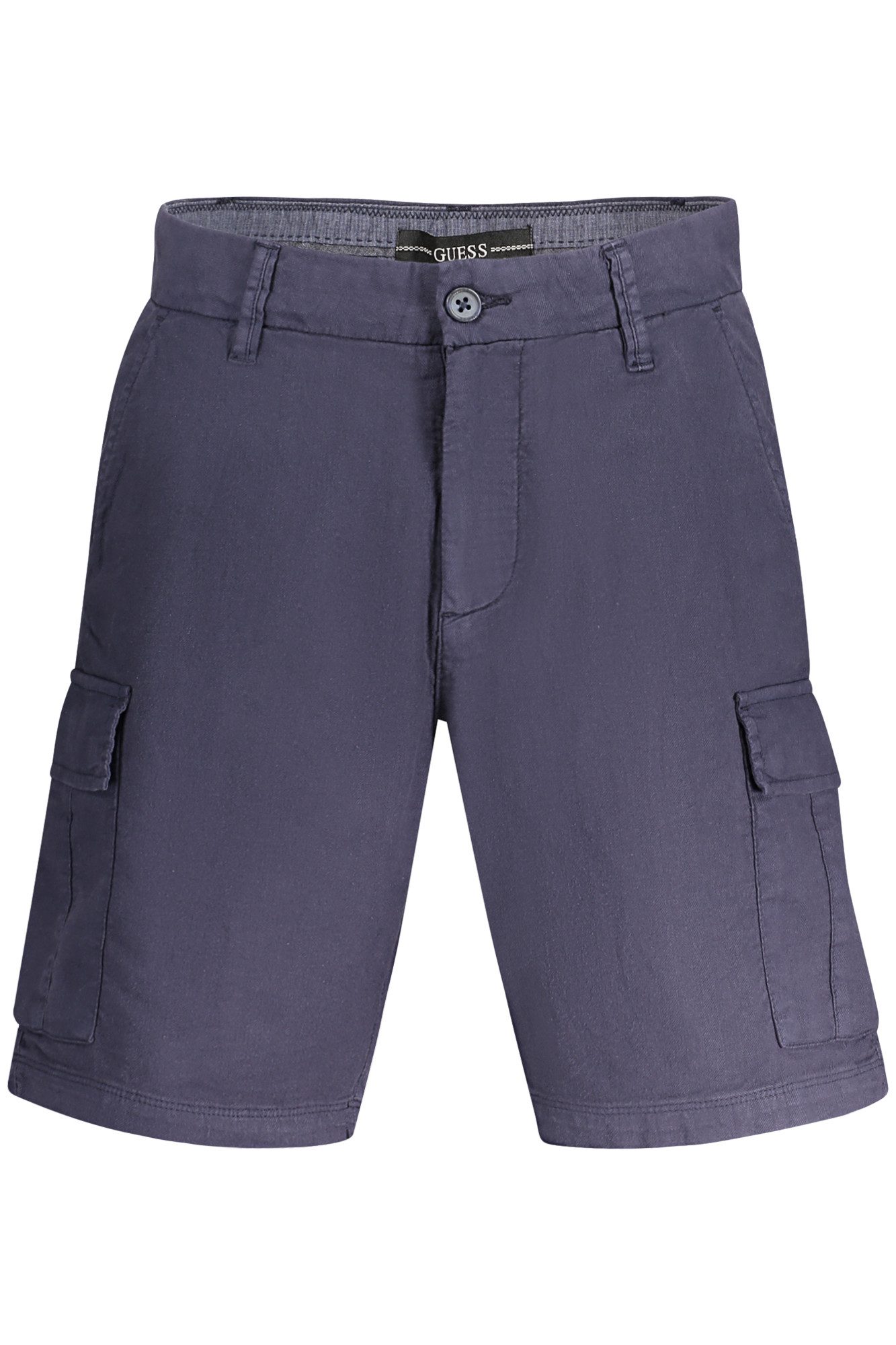 GUESS JEANS 5-Pocket-Hose Herren Bermuda-Shorts Blau mit Taschen und Reißverschluss