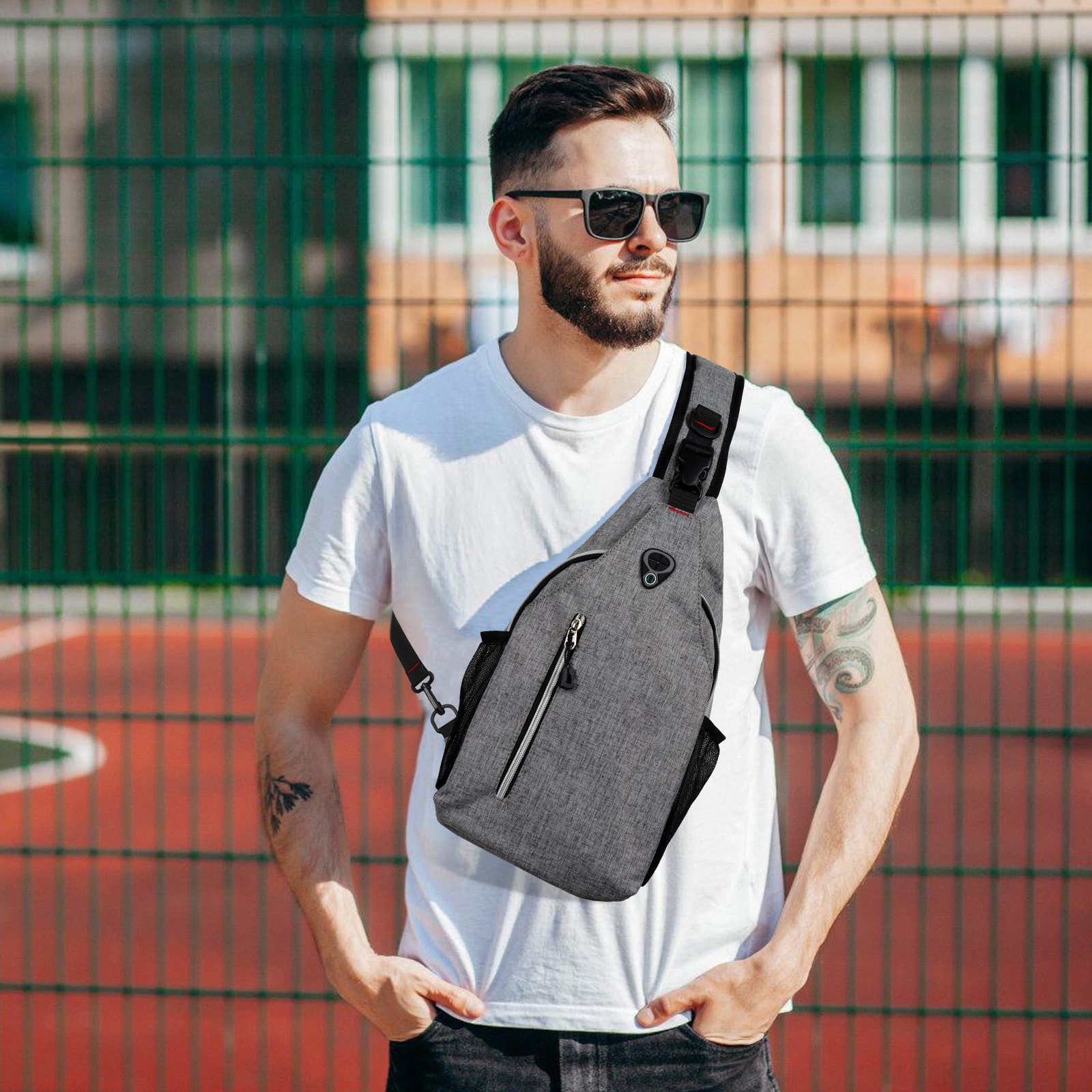 TAN.TOMI Schultertasche Sling Schulter brusttasche Herren Sling Bag Herren, günstig online kaufen